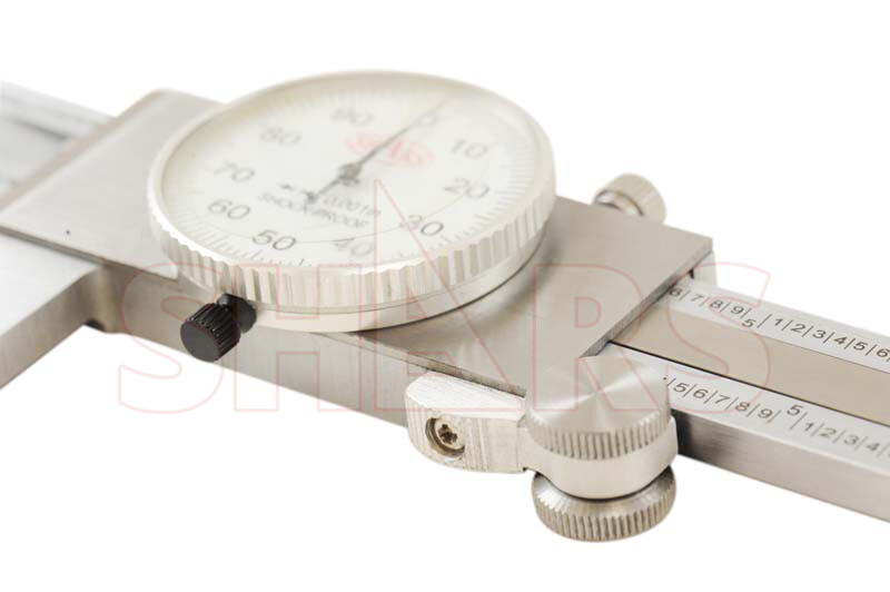 HEAVY DUTY 24" DIAL CALIPER LONG RANGE STAINLESS STEEL INSPECTION REPORT R}