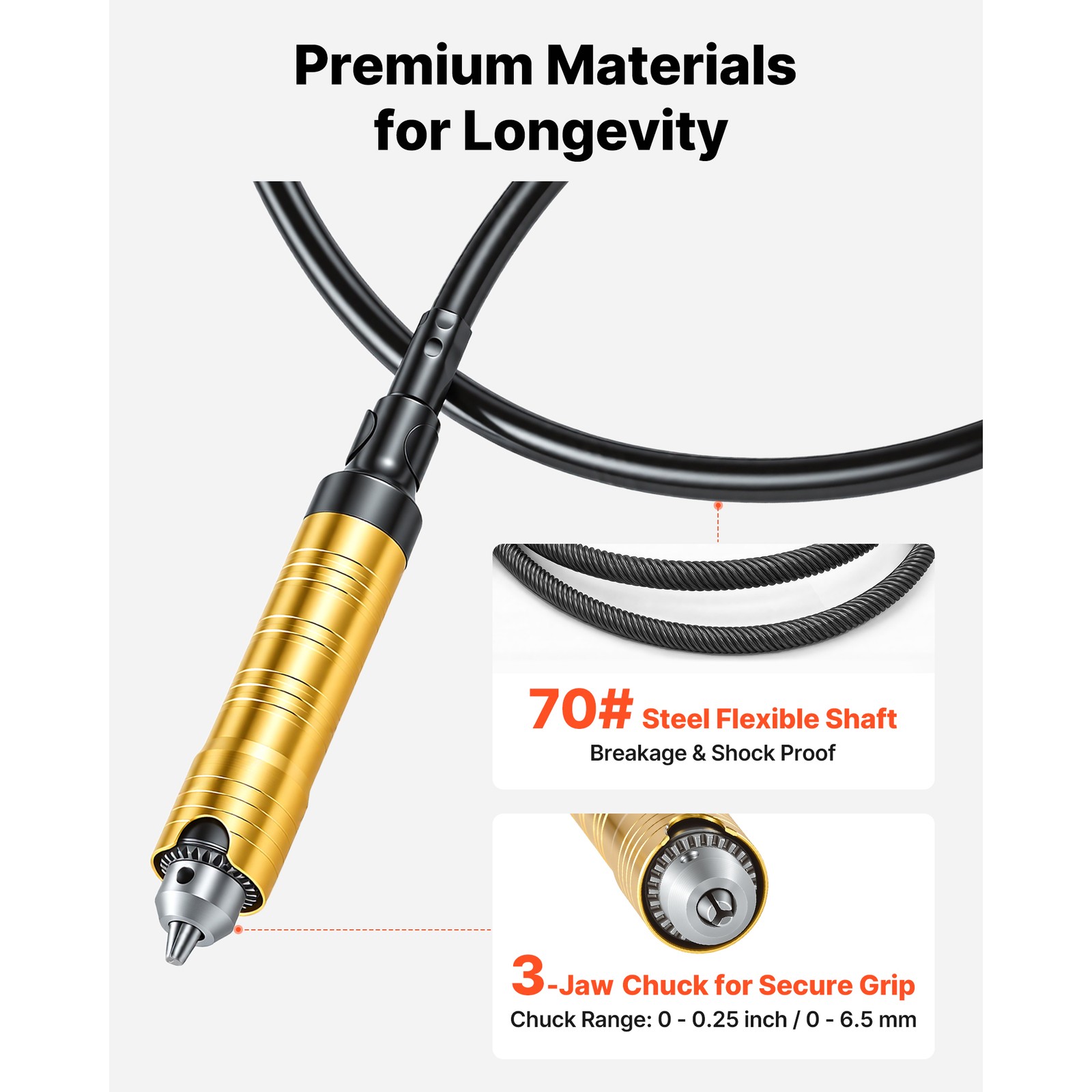 Uimoso 1200W Flex Shaft Grinder with 112 Accessories, 30000RPM Rotary Tool