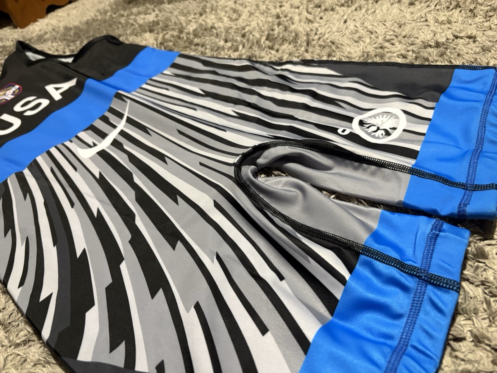 Black Oklahoma State Wrestling Singlet Adult Large