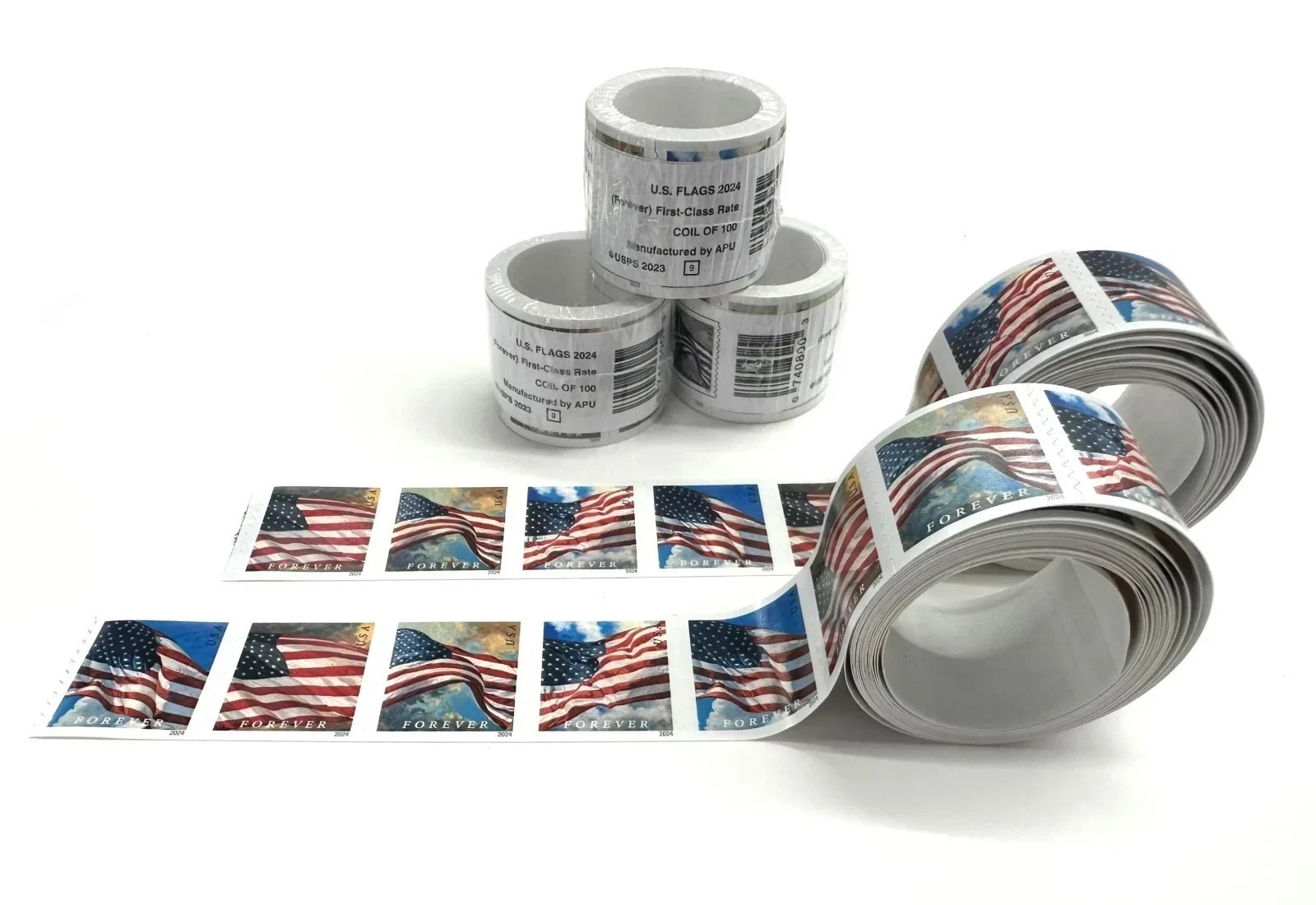20 ROLLS Of 100 USPS Postage-2000 PCS-Special Sale Collection New (2024)