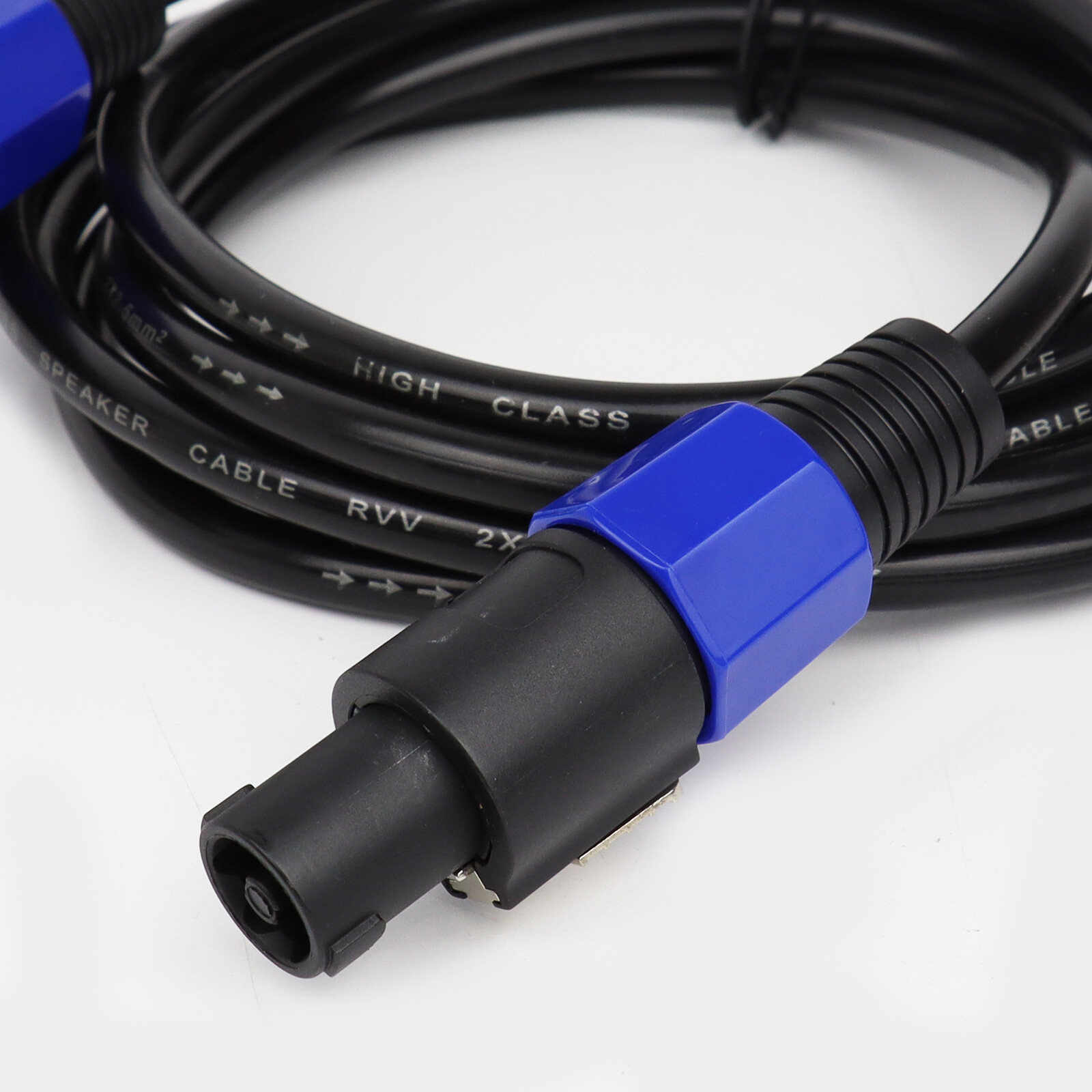 10 20 50FT Feet Speakon to Speakon Cable Compatible Amp PA DJ Speaker Male Wire