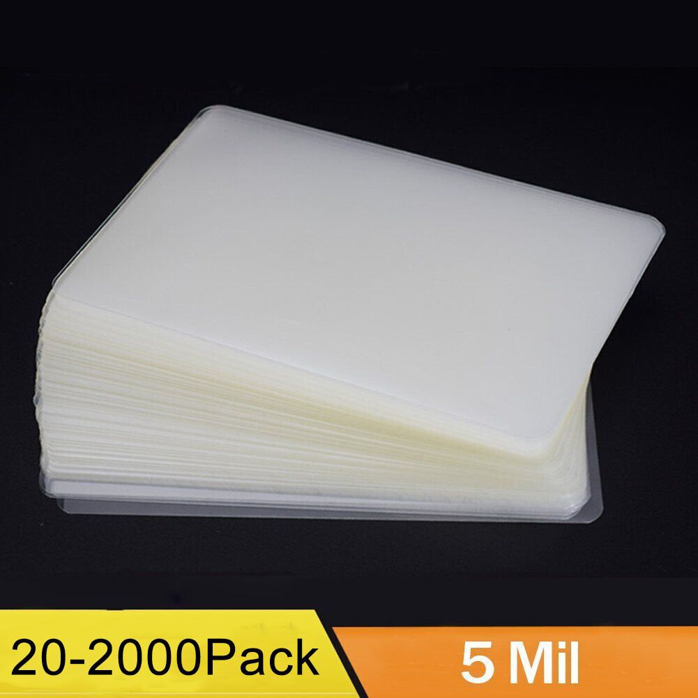 2000 5Mil Clear Thermal Laminating Pouches Letter 9"x11.5" Size Laminator Sheets