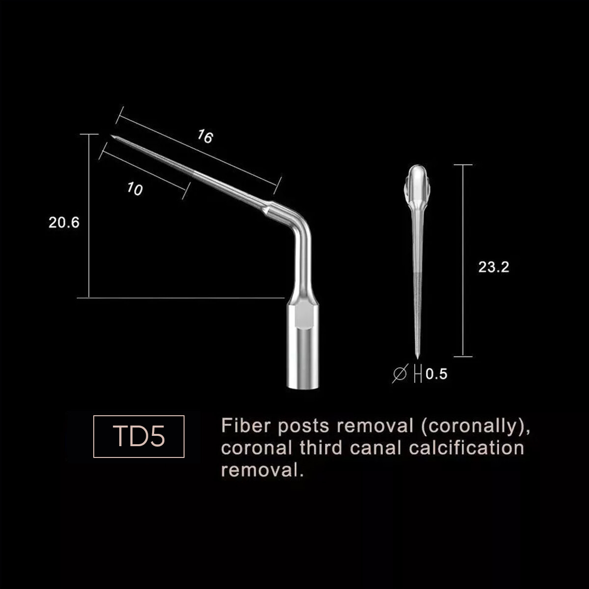 Woodpecker Dr Talal's Endo Kit Endodontic Ultrasonic Scaler Tips Kit Set TD1-TD6