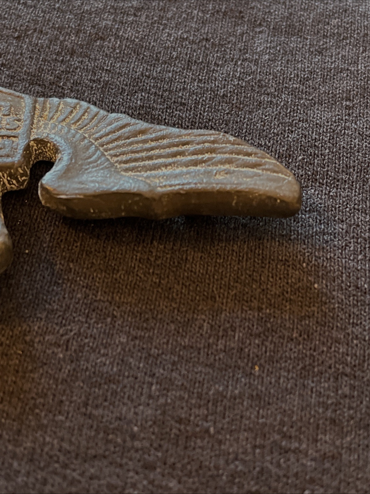 GORGEOUS ORIGINAL WWII WW2 US AIR CORPS STALAG LUFT 1 CAMP MADE POW WINGS