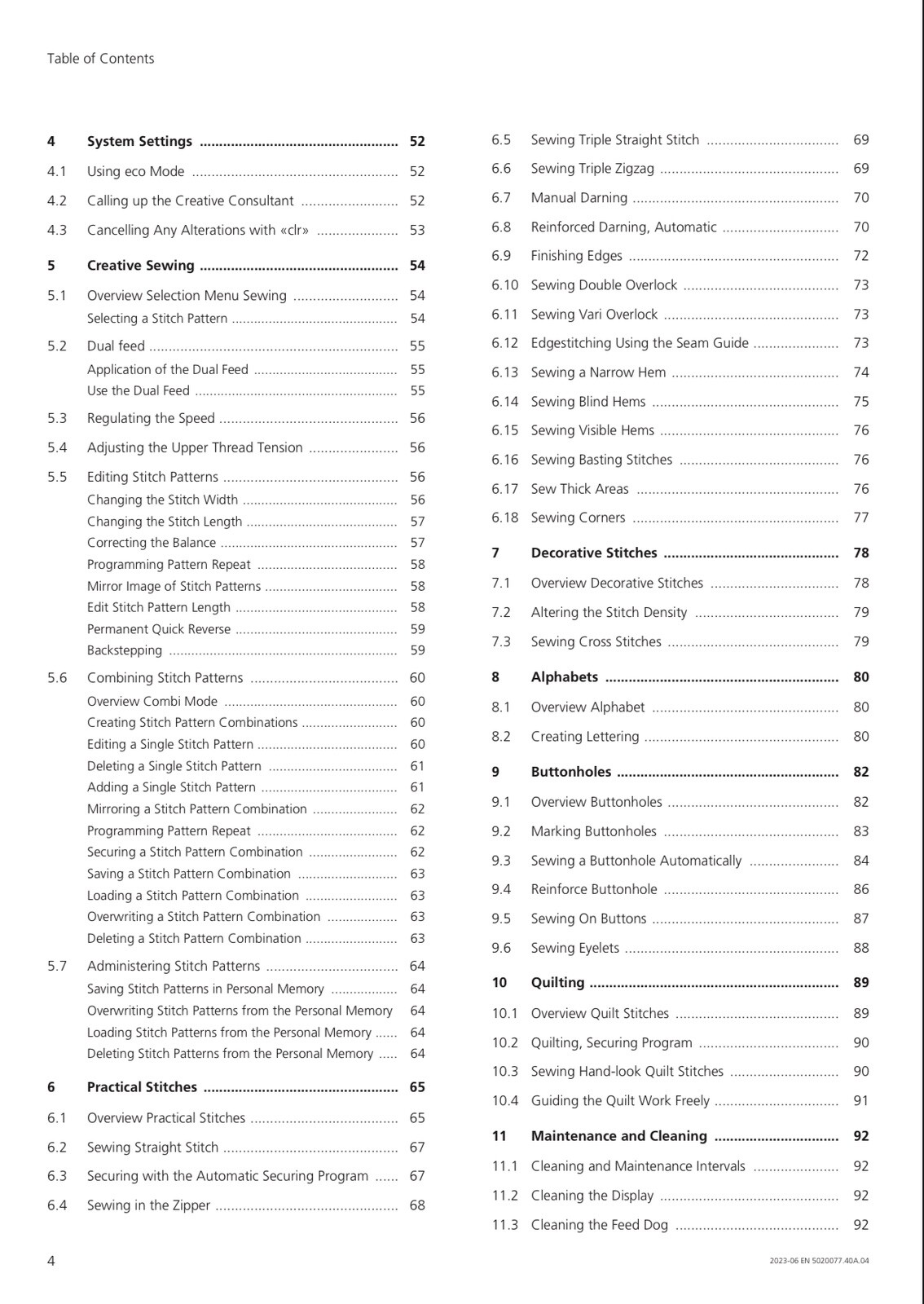 Bernette b77 Instruction Manual: Full Color & Protective Covers!