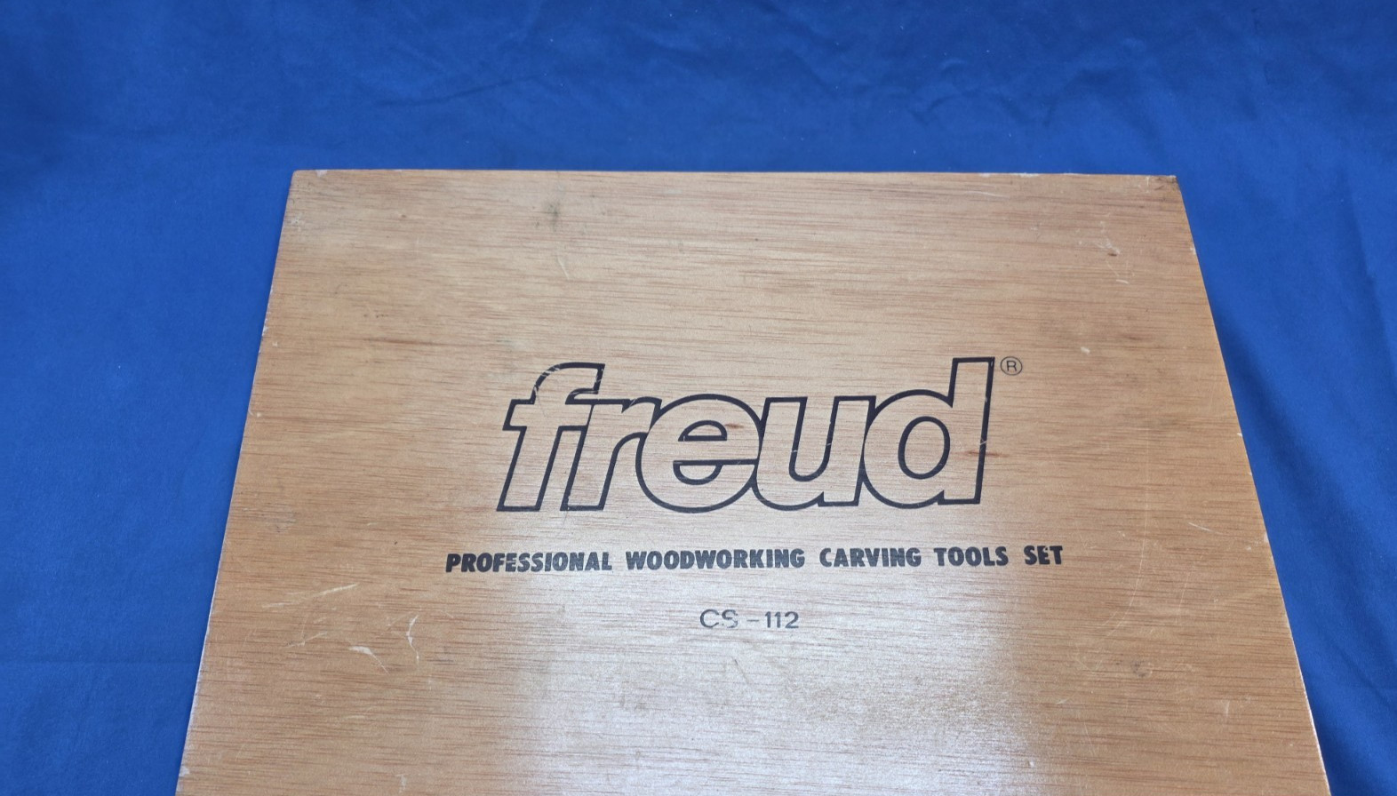 Vintage FREUD CS-112 12-Piece Woodworking Carving Chisel Set