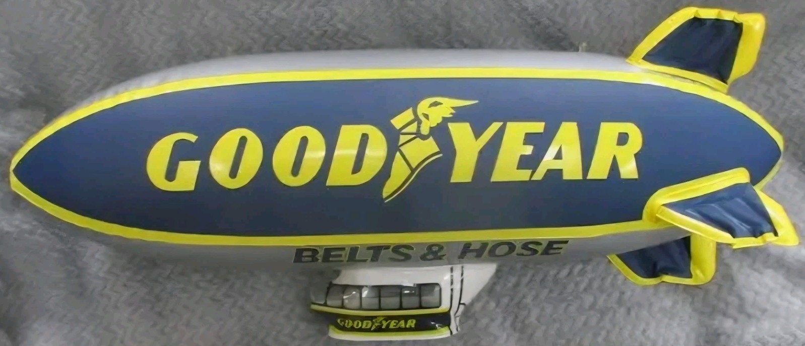 VINTAGE "GOODYEAR BELTS & HOSE" ADVERTISING BLIMP INFLATABLE AIRSHIP