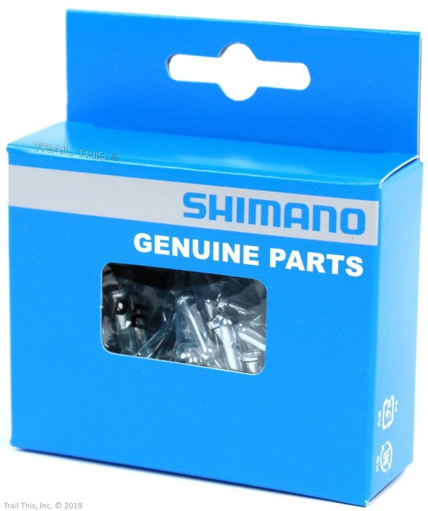 100 Shimano Brake Inner Caps Bike Cable End Crimps for 1.6mm Brake Cable