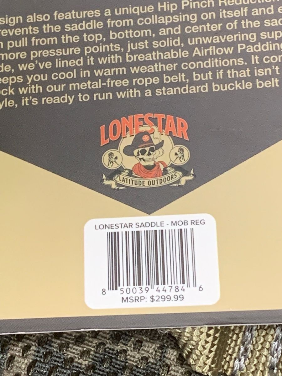 LATITUDE OUTDOORS Lonestar Saddle Regular Mossy Oak Bottomland