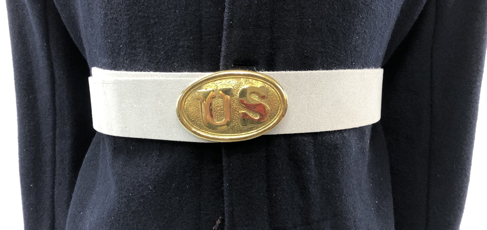 Pre-Civil War White Buff US Enlisted Belt with Buckle