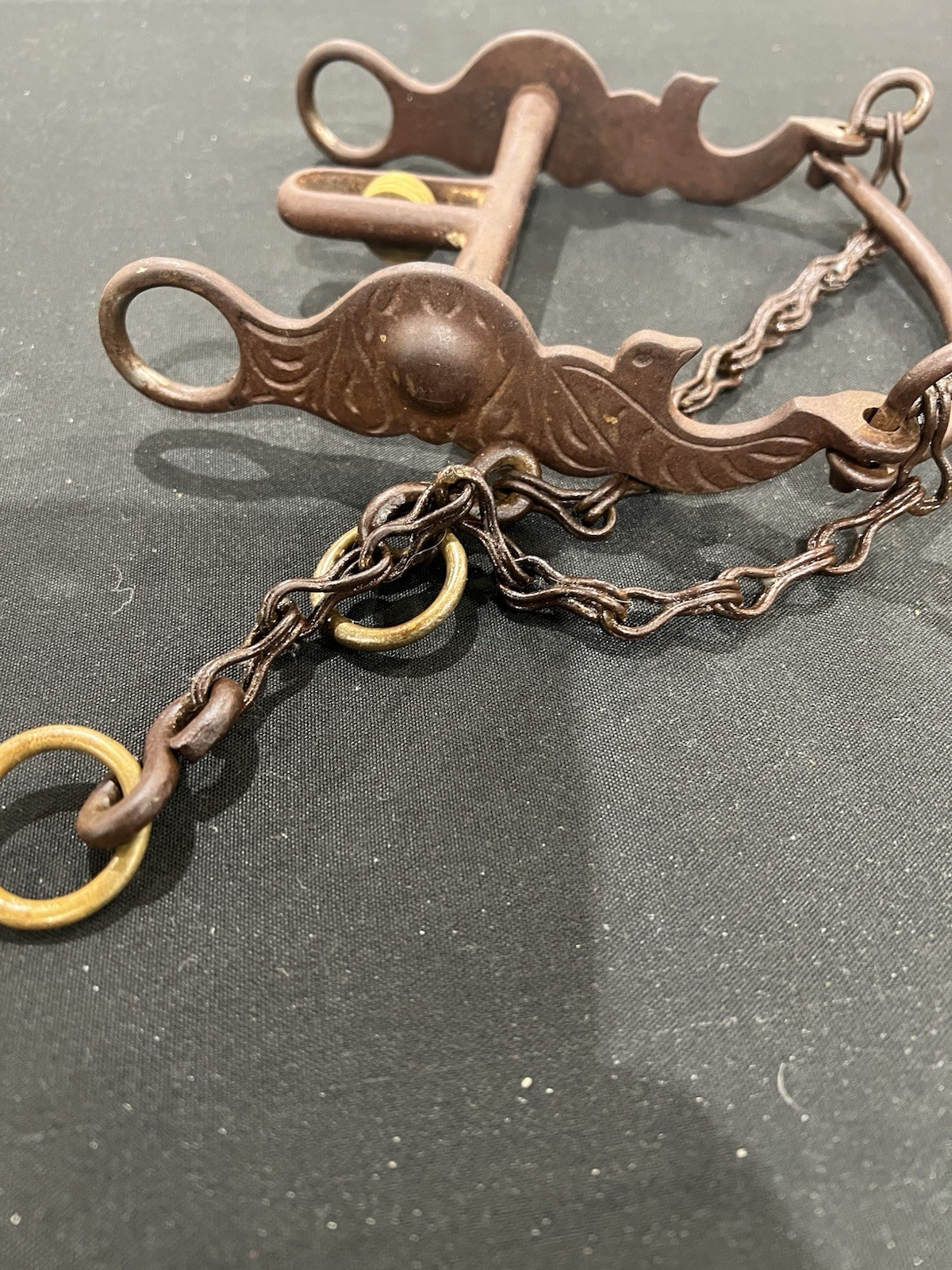 Antique Cowboy Western Bauerman Bird Bit, From Estate.