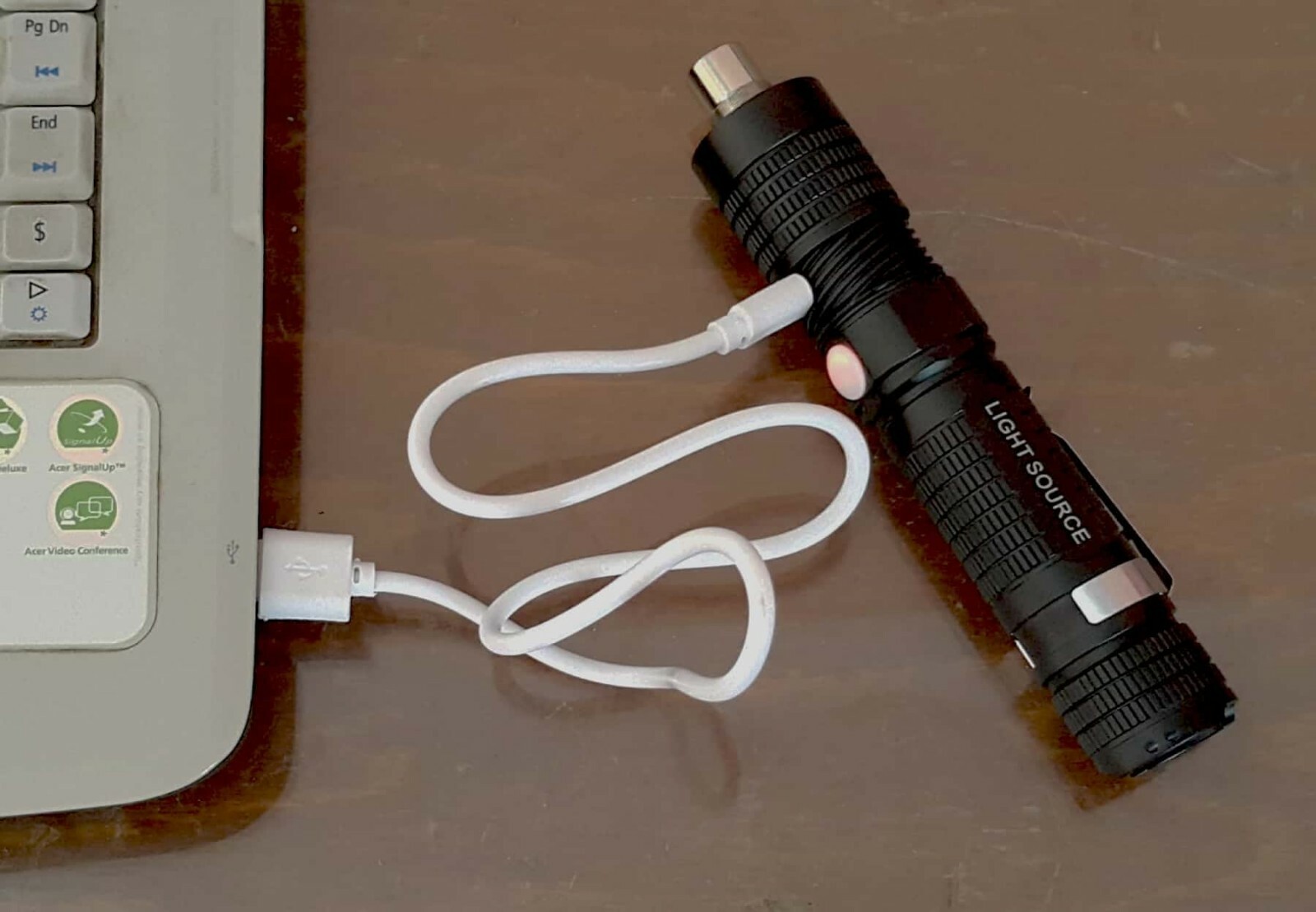 ClaraMed phone endoscope adapter with Olympus compatible LED light source S3