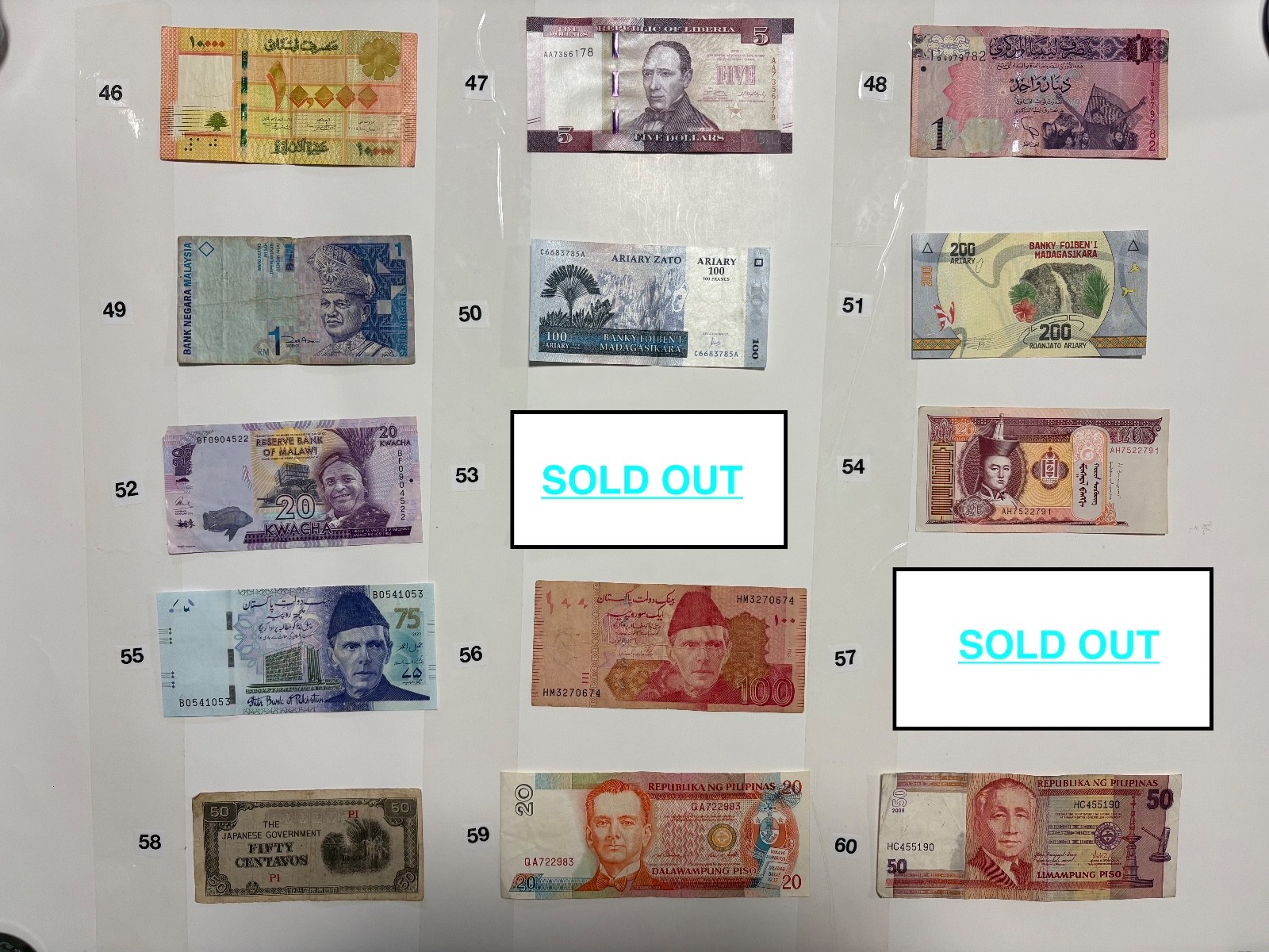 YOU PICK THE BILLS Mixed Foreign Currency World Paper Money (SEE DESCRIPTION)