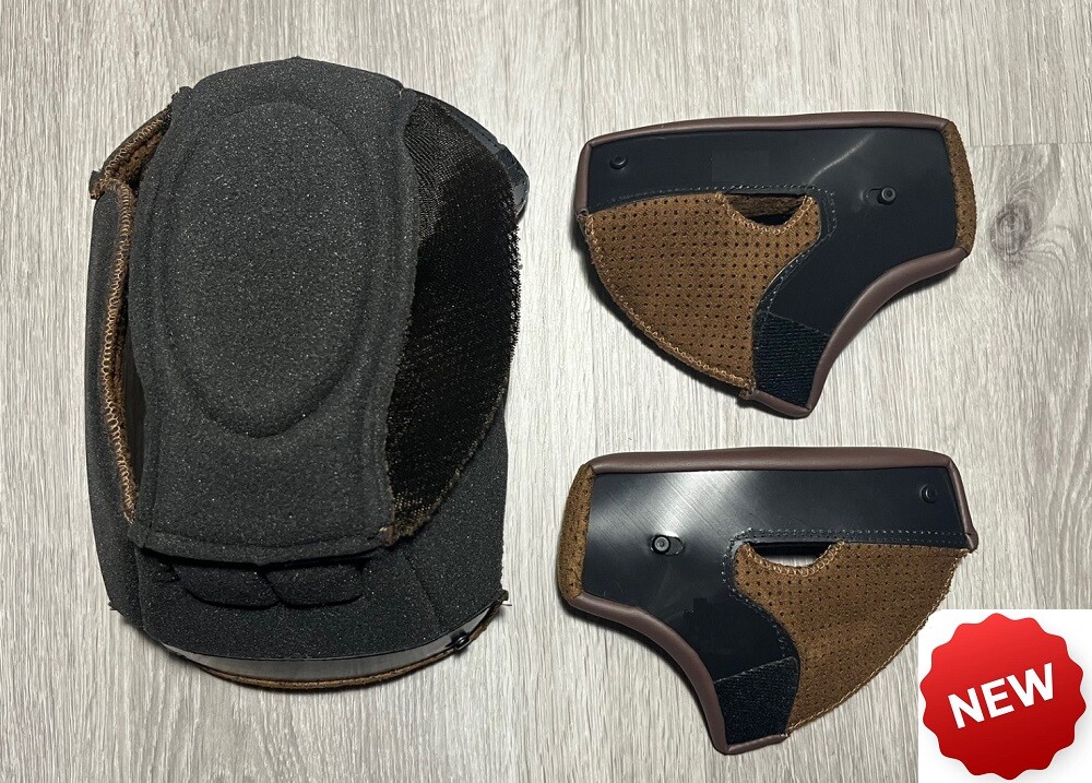 Torc T1 Helmet Liner Kit Cheek Pads Set Replacement - XS S M L XL 2XL