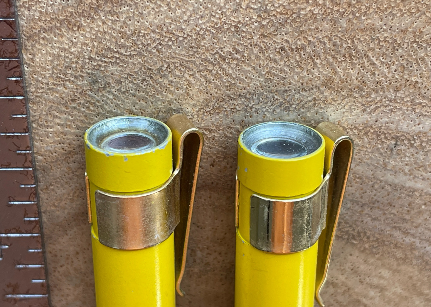 1960's Civil Defense Lot of (2) Dosimeters - Authentic Cold War Era Devices