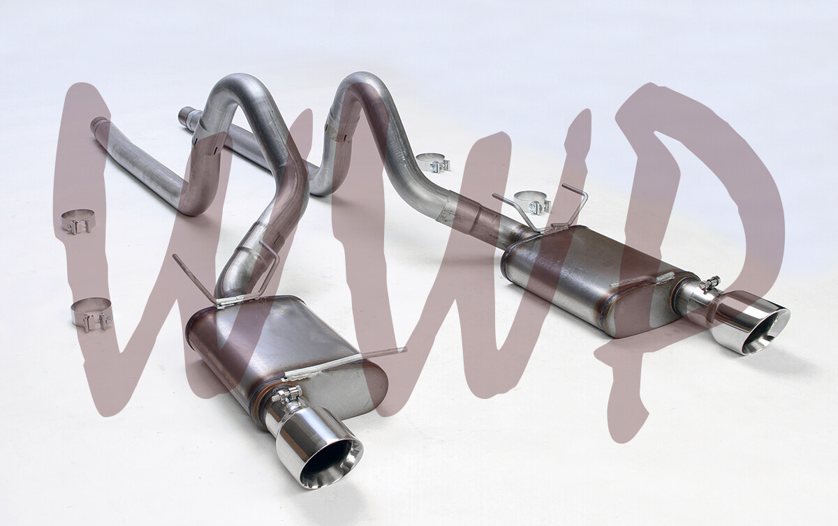 3" Dual Stainless Steel CatBack Exhaust System 11-12 Ford Mustang GT500 5.4L V8