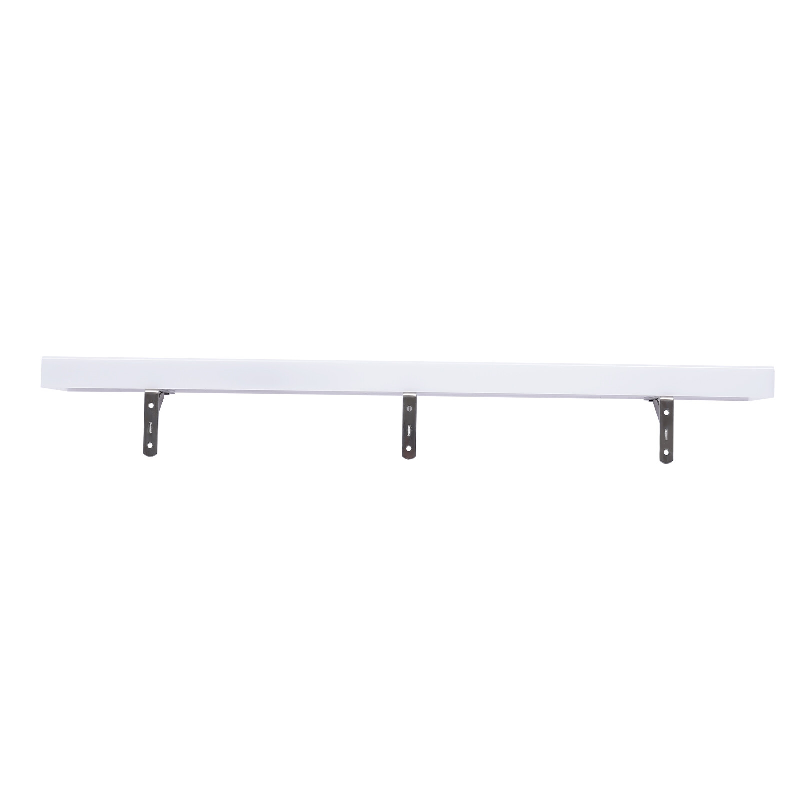 2x LED Liquor Bottle Display Shelf 32 inch Acrylic Floating Lighted Bar Shelf US