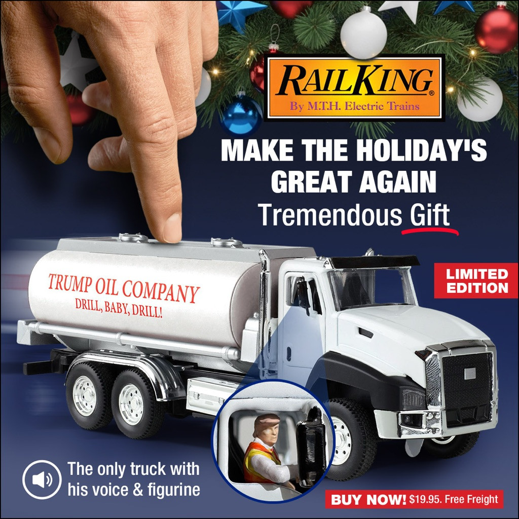 President Donald Trump "Drill Baby Drill" Tanker Truck MAGA