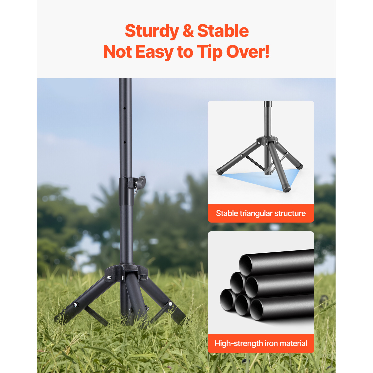 1200W Foam Machine Foam Cannon w/ Stand for Outdoor Summer Pool Birthday Party