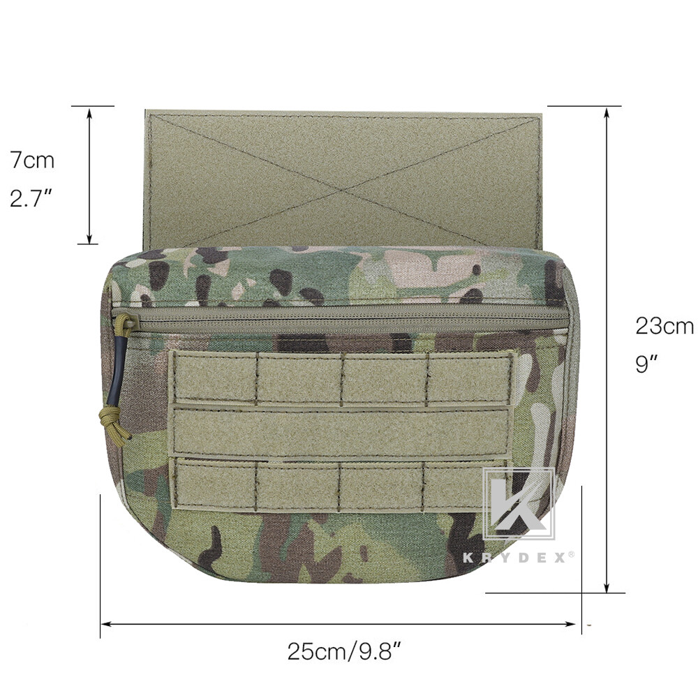 KRYDEX Dangler Drop Dump Pouch Fanny Pack Storage Tool Bags for Plate Carrier