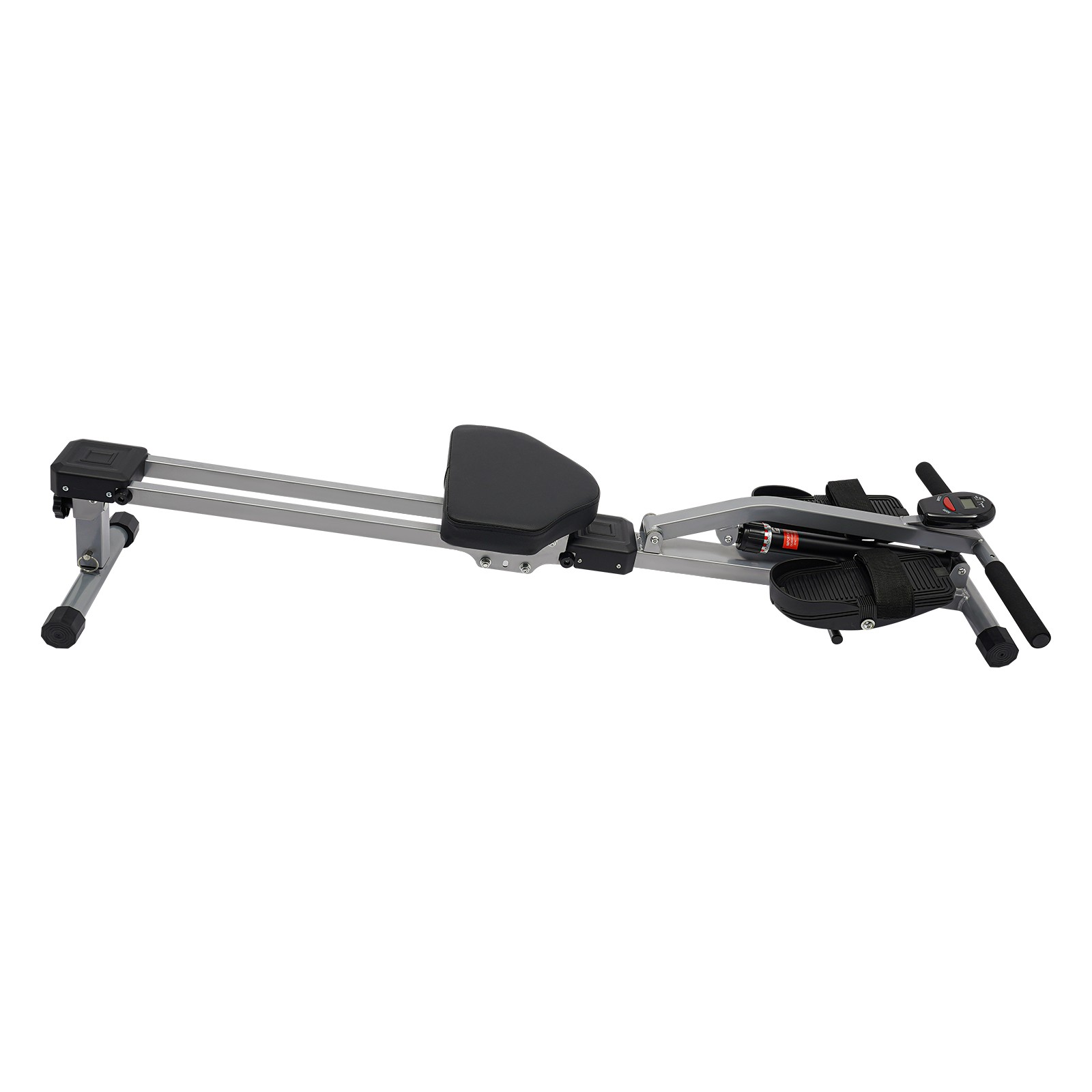 Home Rowing Foldable Rowing Exercise Machine Hydraulic Rowing Machine LED Meter