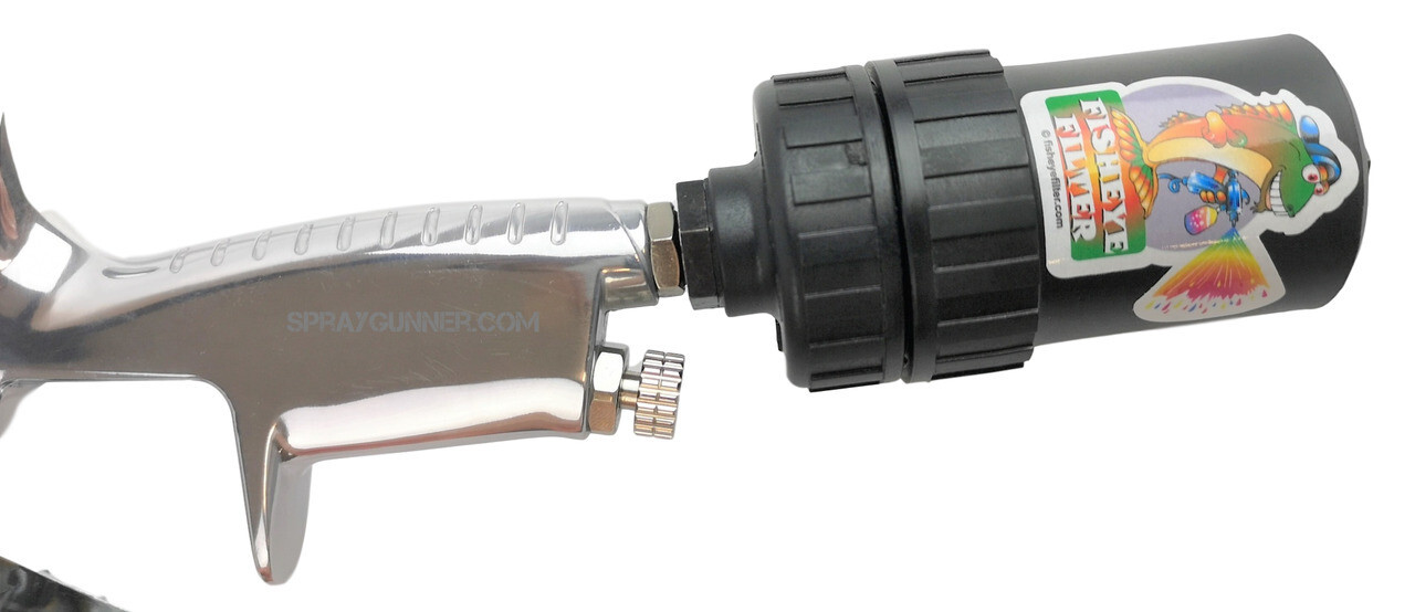 Fisheye in-line air filter