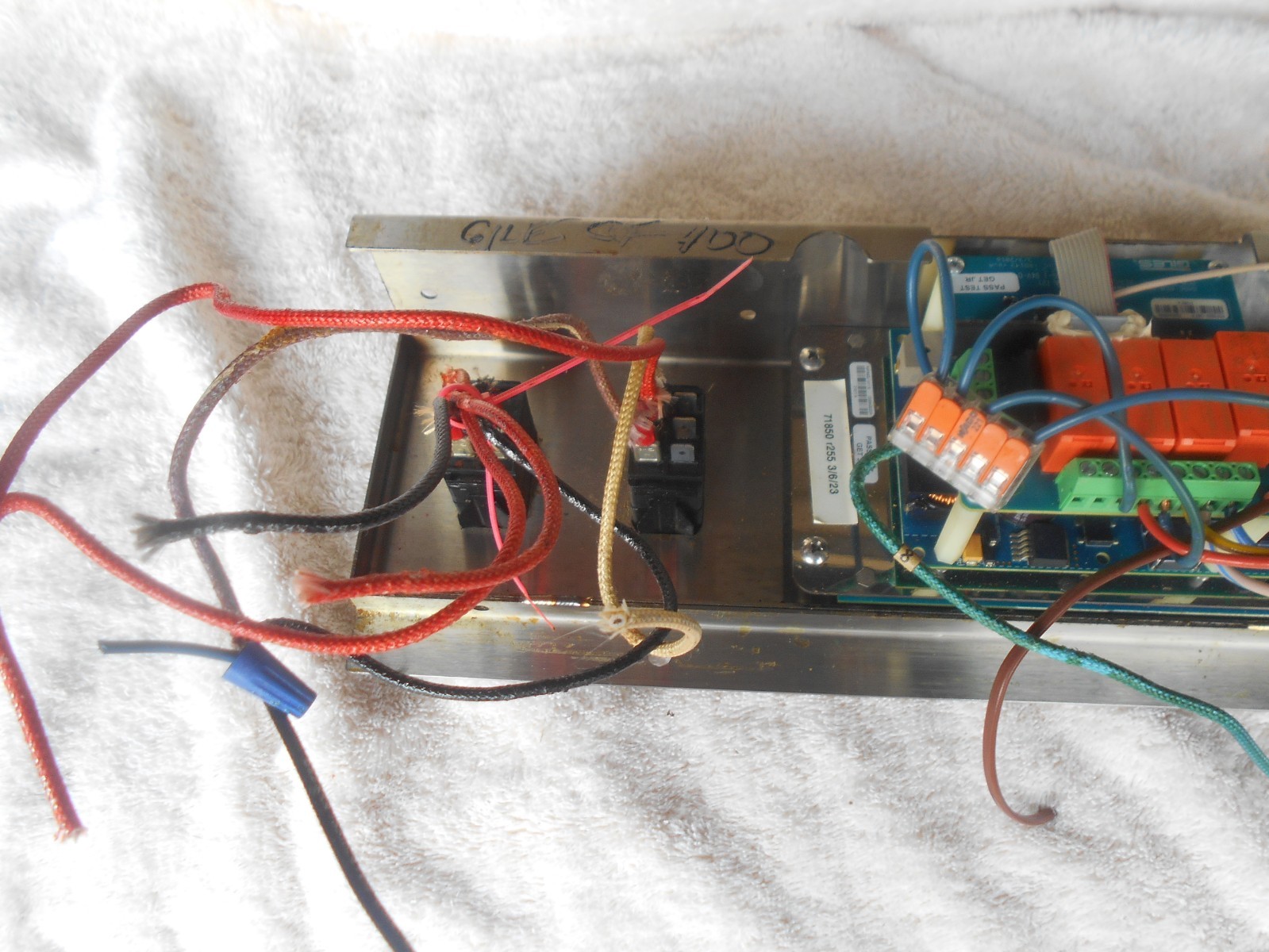 GILES CF-400 COMMERCIAL FRYER CONTROLS