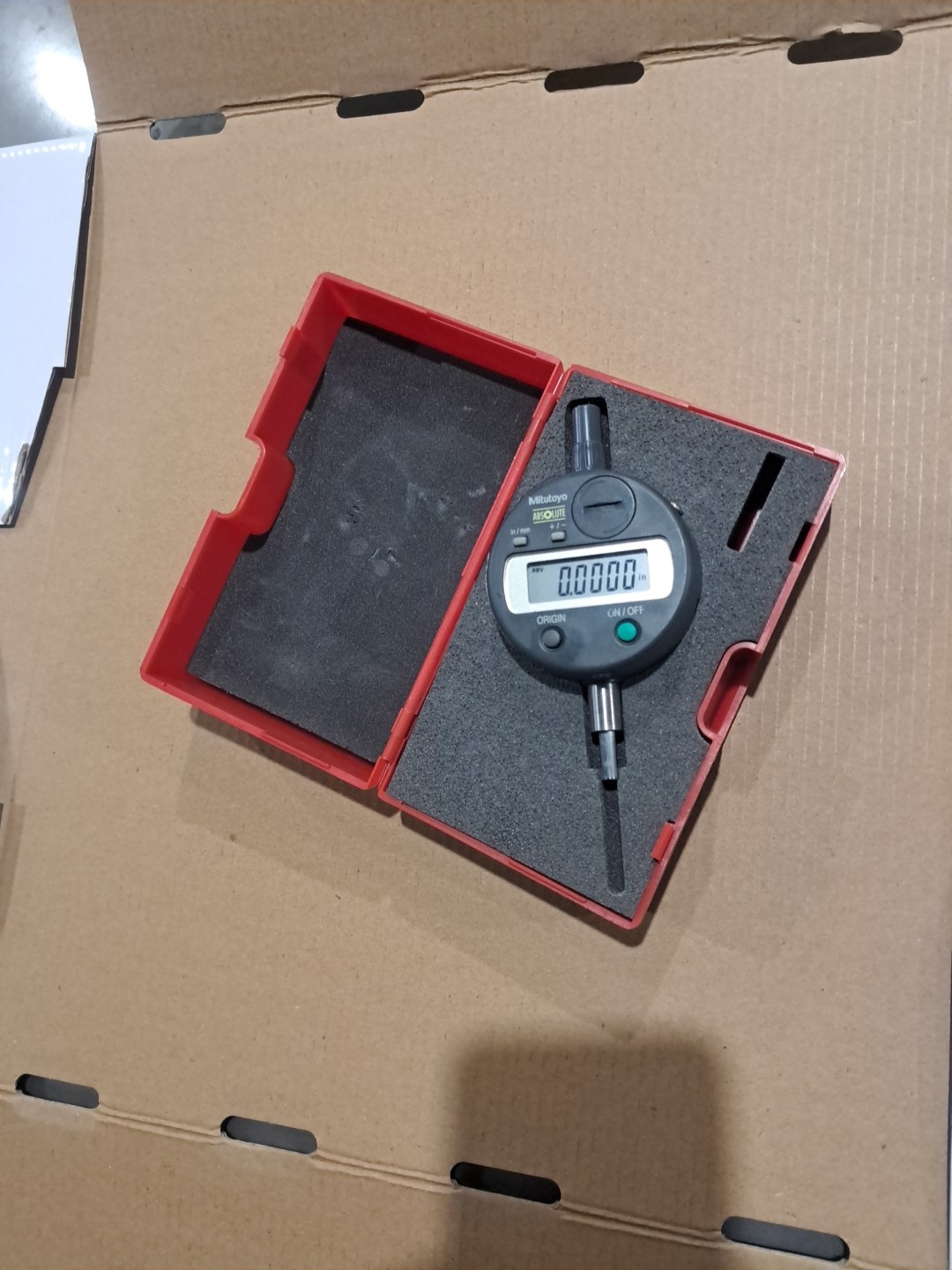 Mitutoyo 543-693B Absolute Digital Indicator .5"/ 12.7MM Electronic .5-.0001"