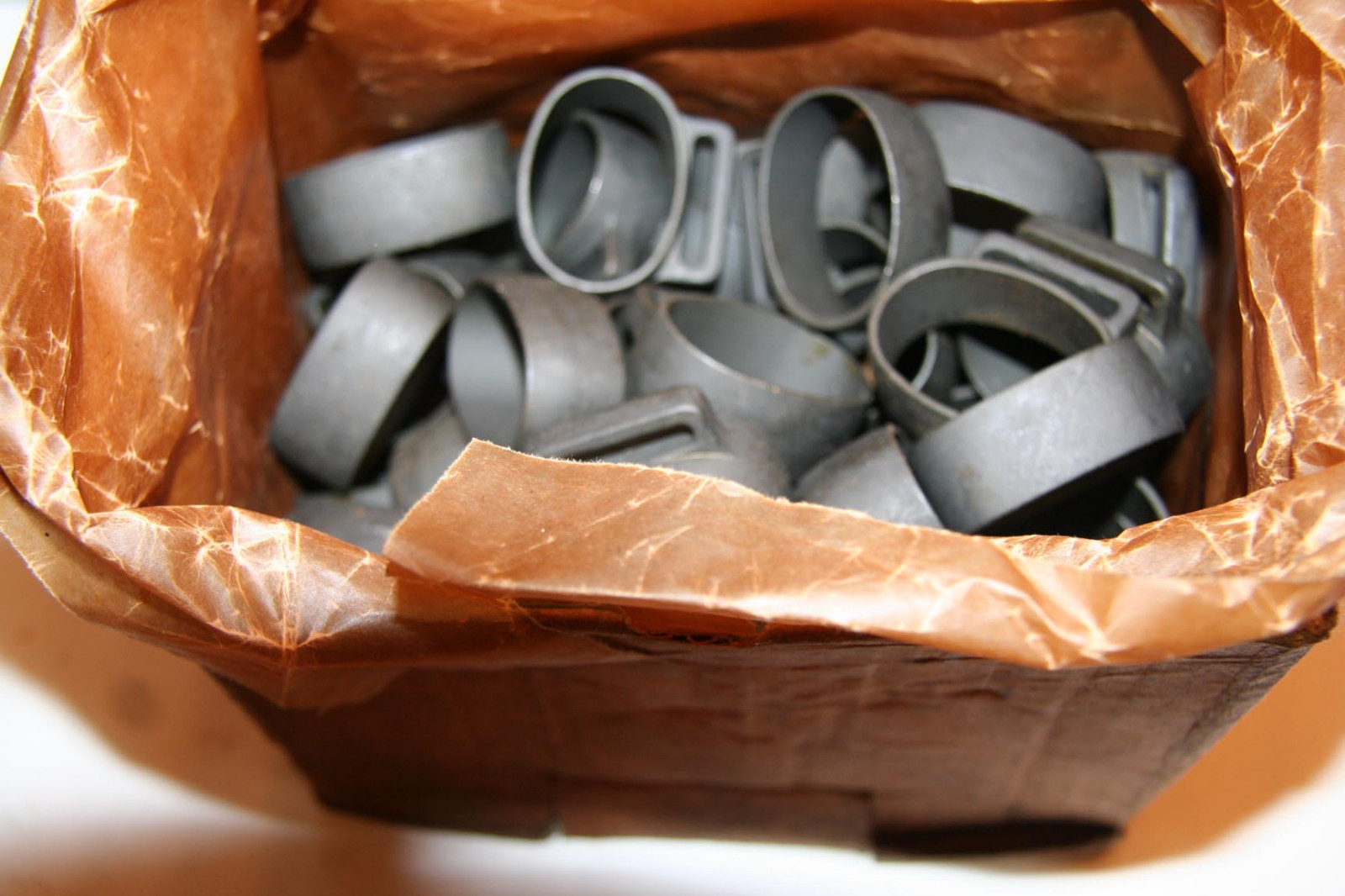 K98 Parts - K98 Mauser Lower Barrel Band "Israeli “Wide”,NOS, - #K53