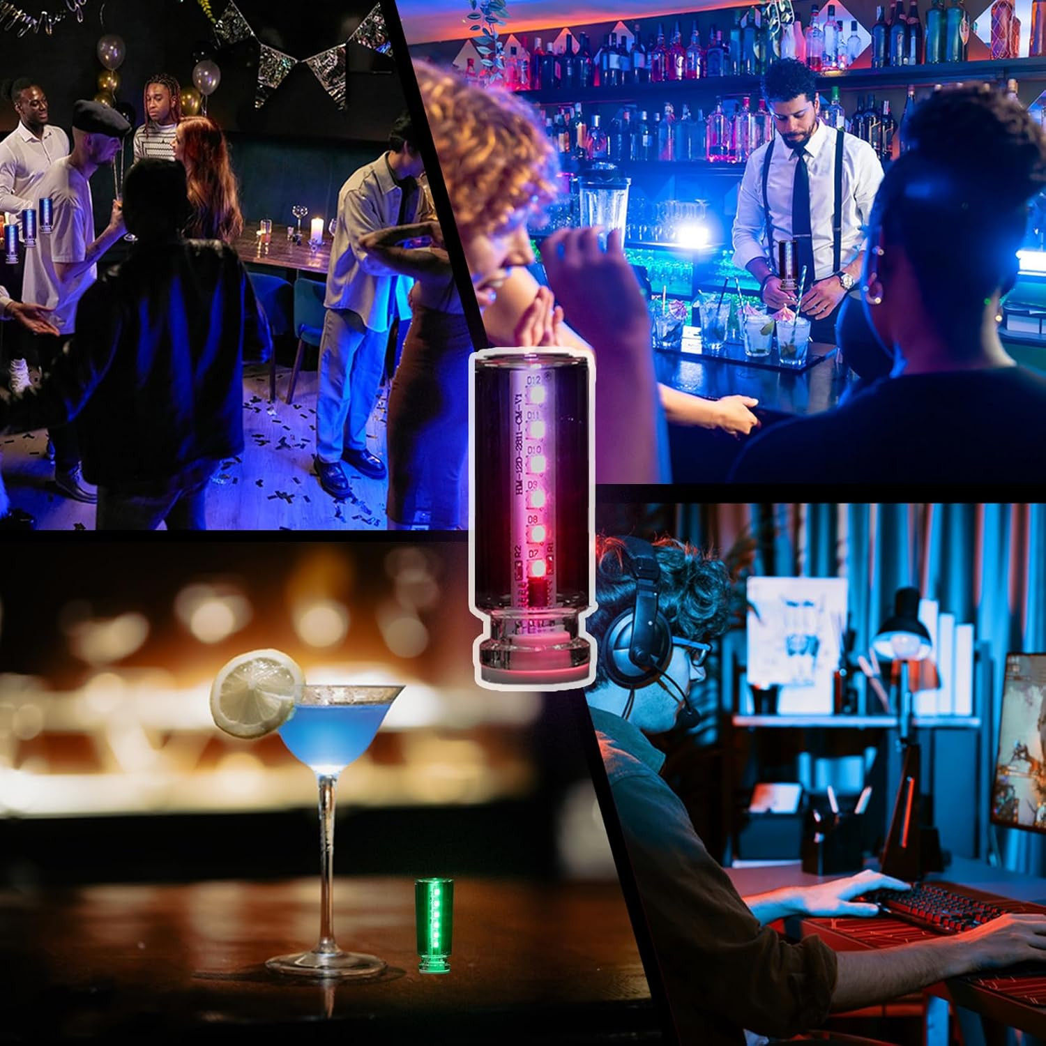 13 in 1 Car USB Night Light Touch Dimmable LED Filament Lamp, USB Interior Car L