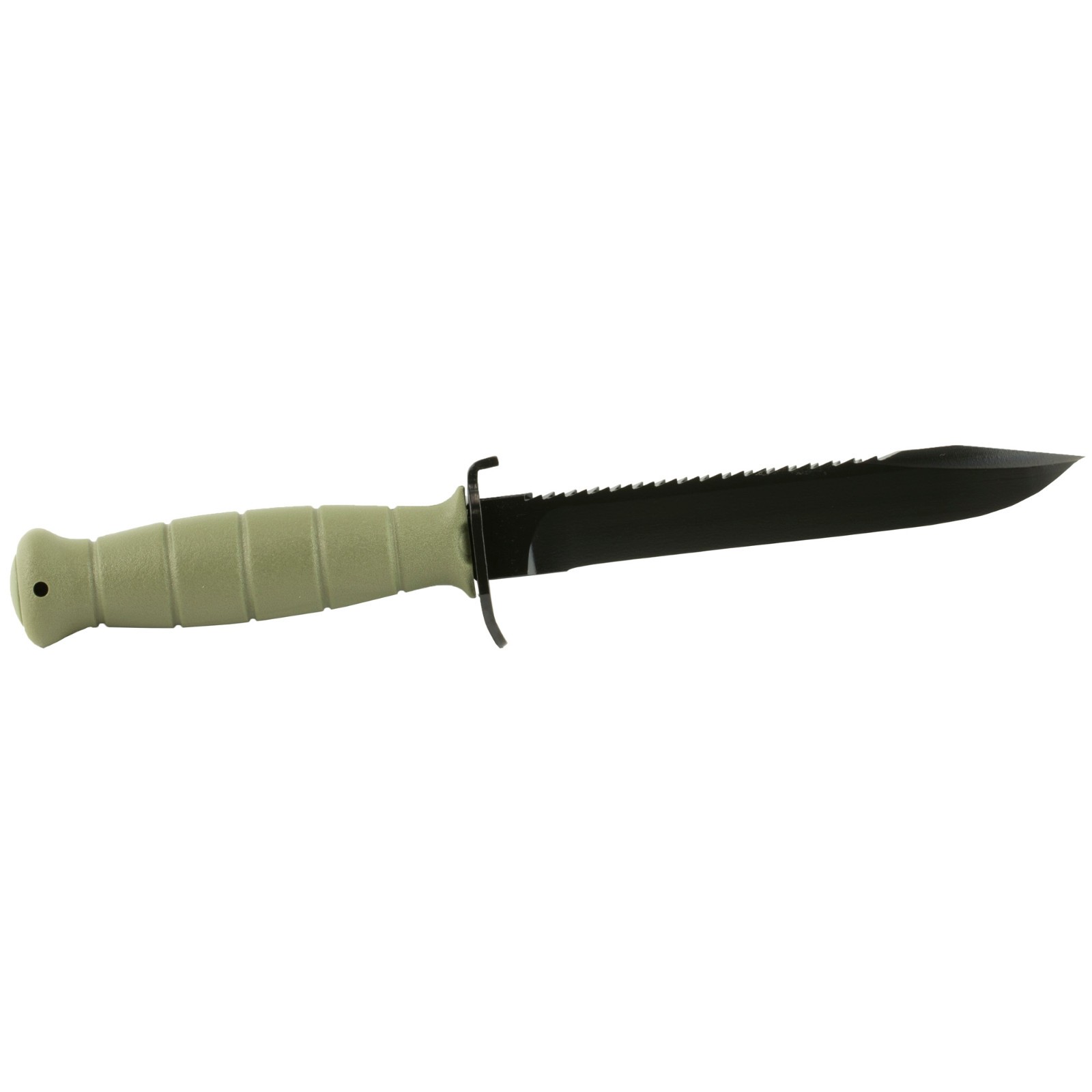 GLOCK OEM Field Fixed Blade Survival Knife with Saw & Sheath - Green (KG039181)