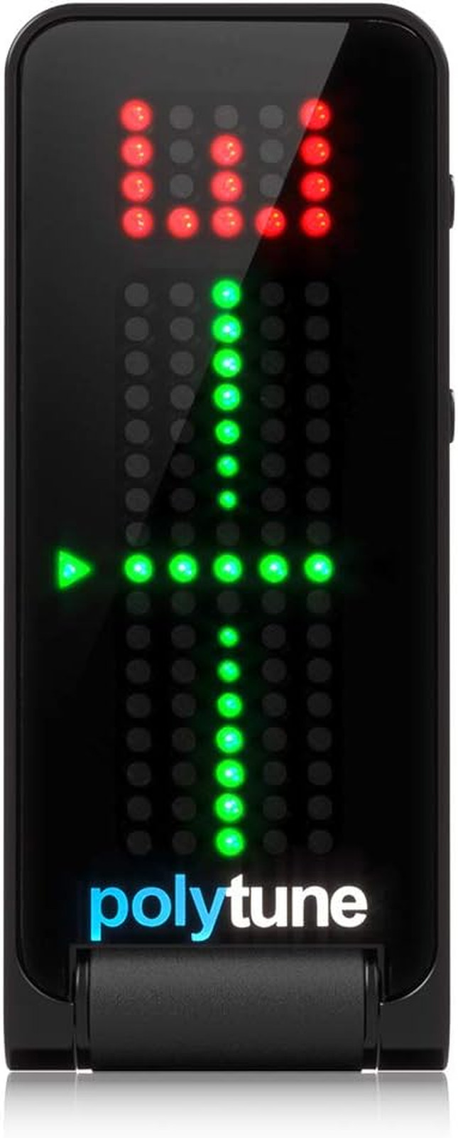 POLYTUNE CLIP Tuner: Polyphonic, Strobe, Chromatic Modes & 108 LED Display