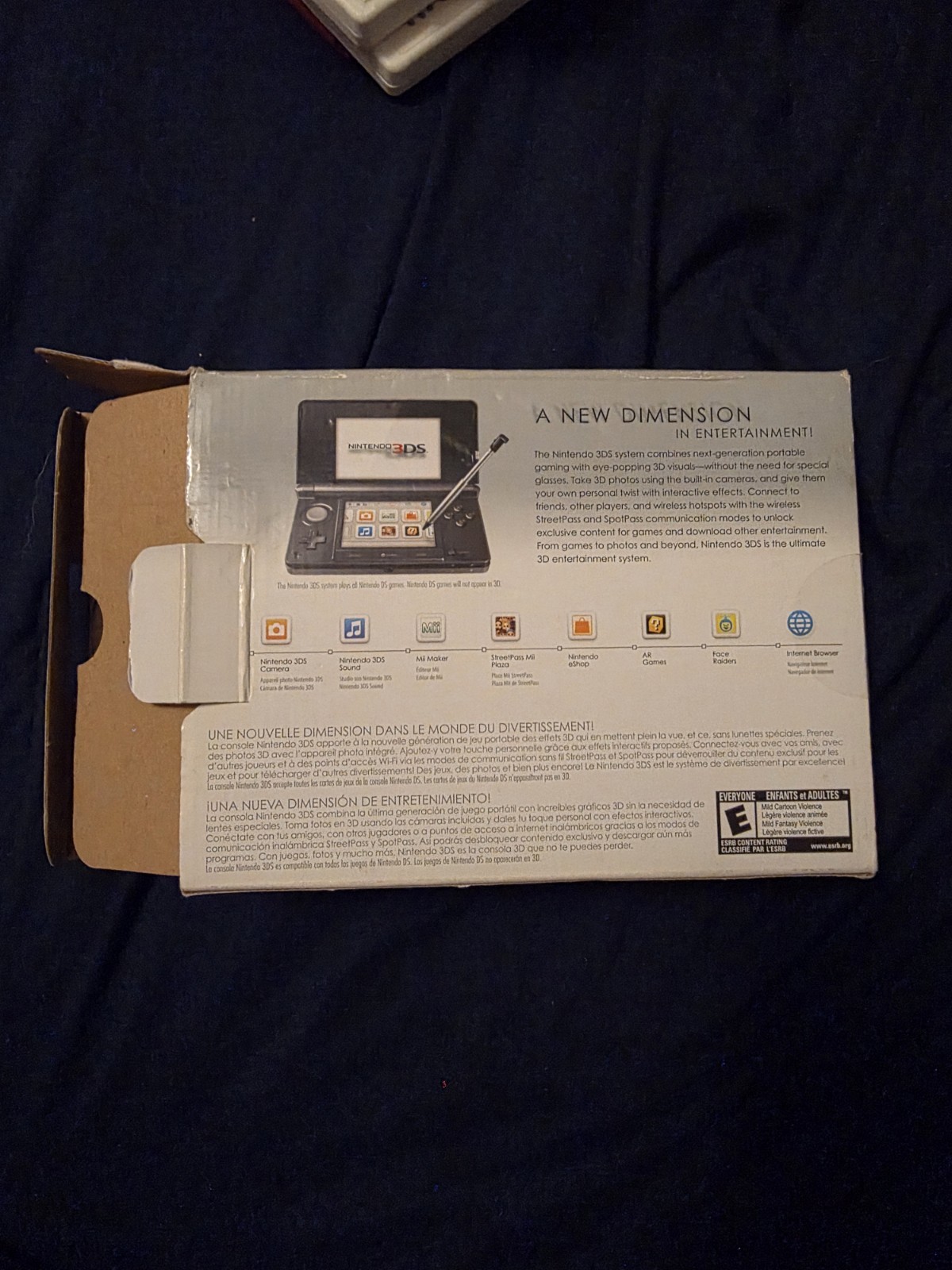 Nintendo 3DS - Original Model with Original Box and Manuals (no console)