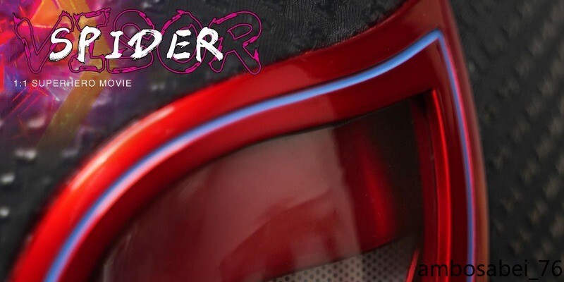 Spiderman Miles AUTO Light-up Eyes Mask Ring Remote Control Wink Gifts US Spot