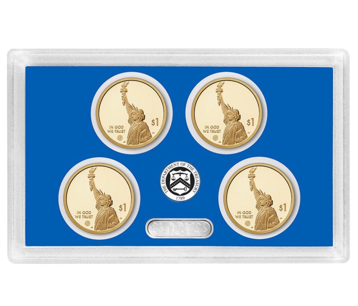 United States 2025-S American Innovation $1 Coin Proof Set Of 4 Coins. #C1666