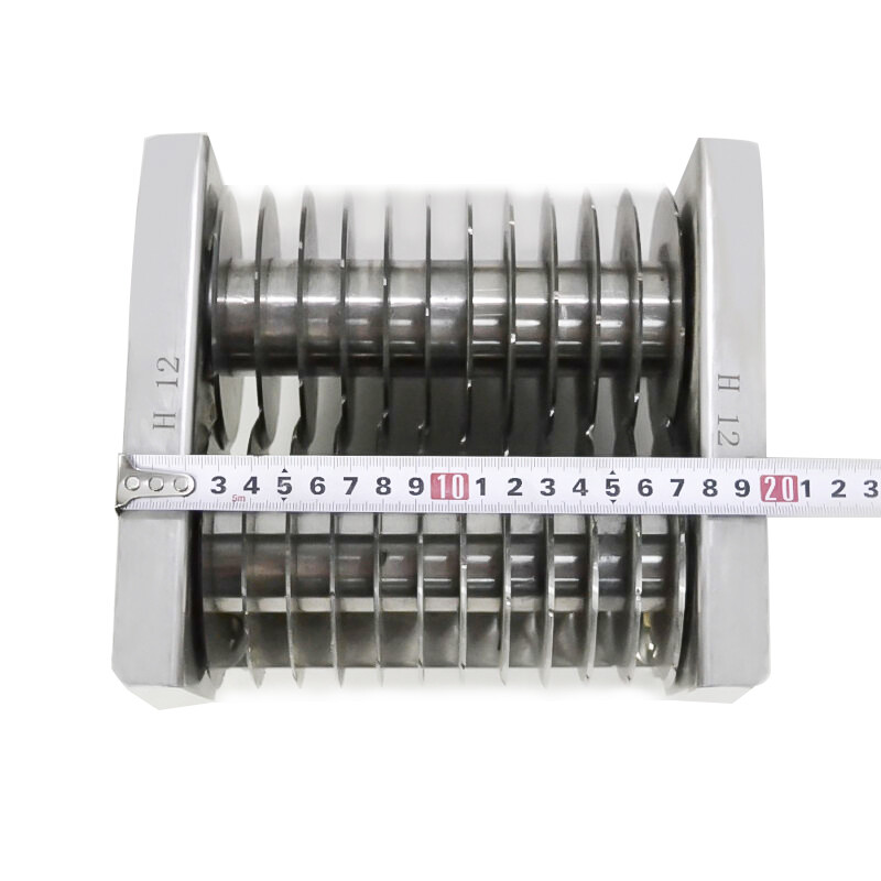 QE Meat Cutting Machine 110V Meat Cutter Slicer with 3/5mm Blade 500KG/H Output