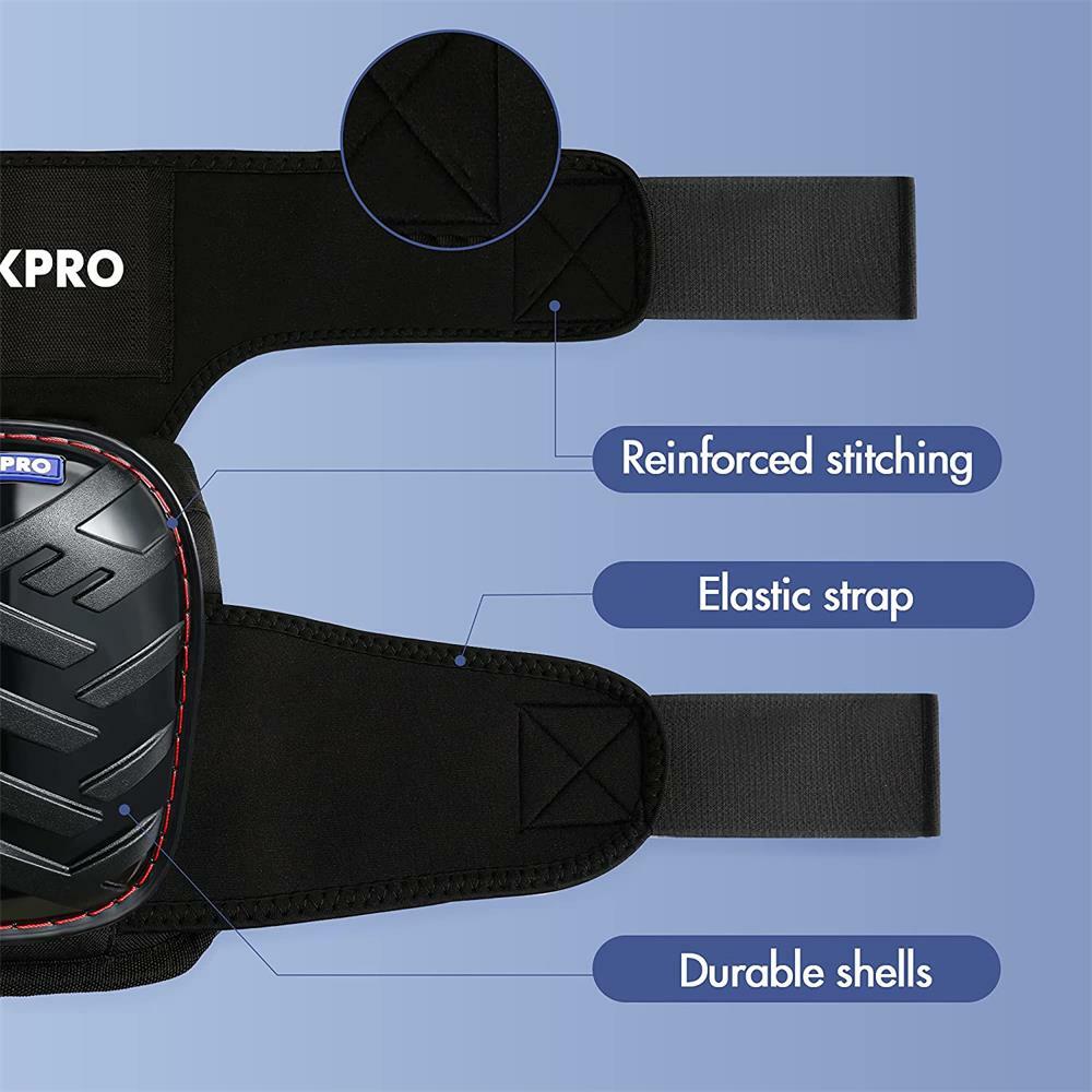 WORKPRO Gel Knee Pads with Anti-Slip Straps Professional Knee pads for Work USA