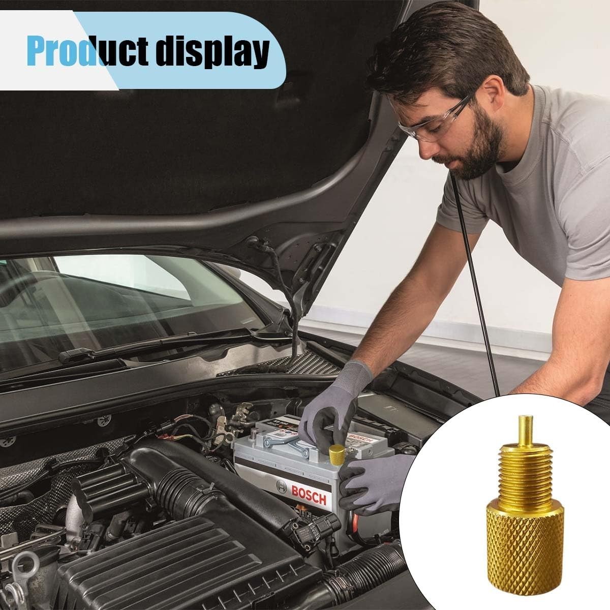 Brake Proportioning Valve Bleeder Tool, Tool Gold