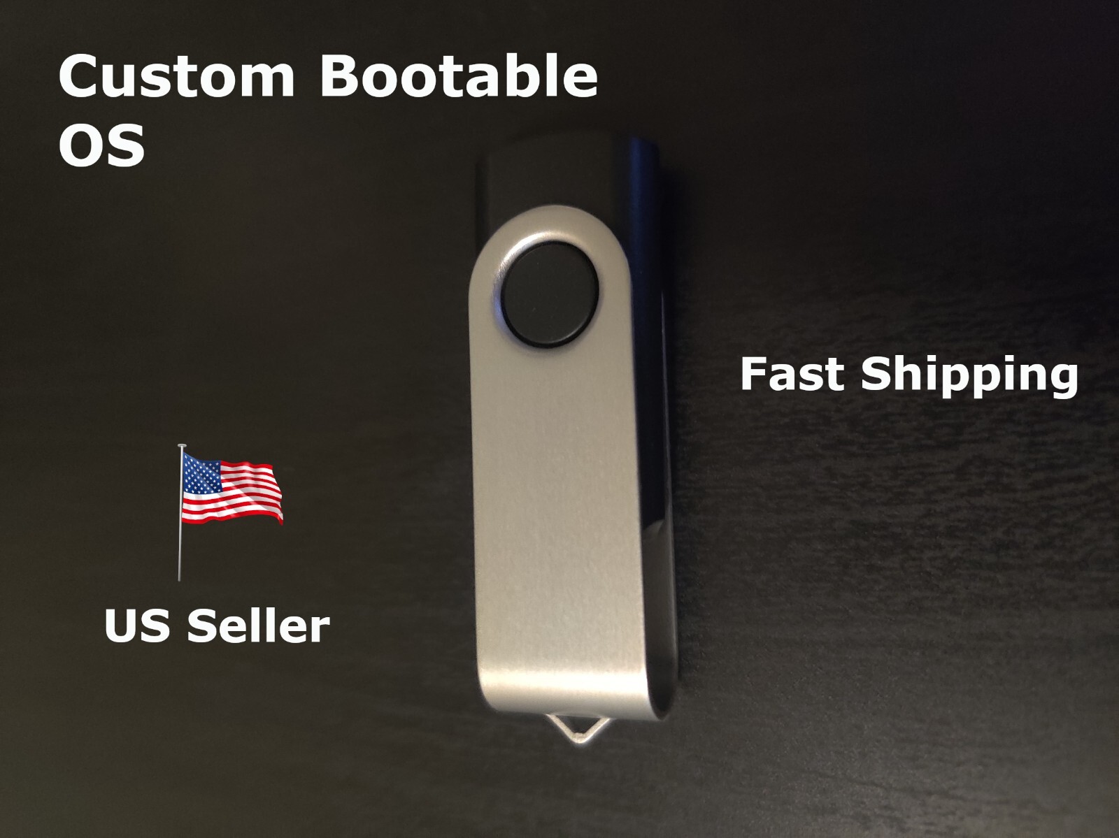 Custom Bootable OS USB Drive Linux Mint, Kali, Fedora, Ubuntu, Debian, Arch 16GB