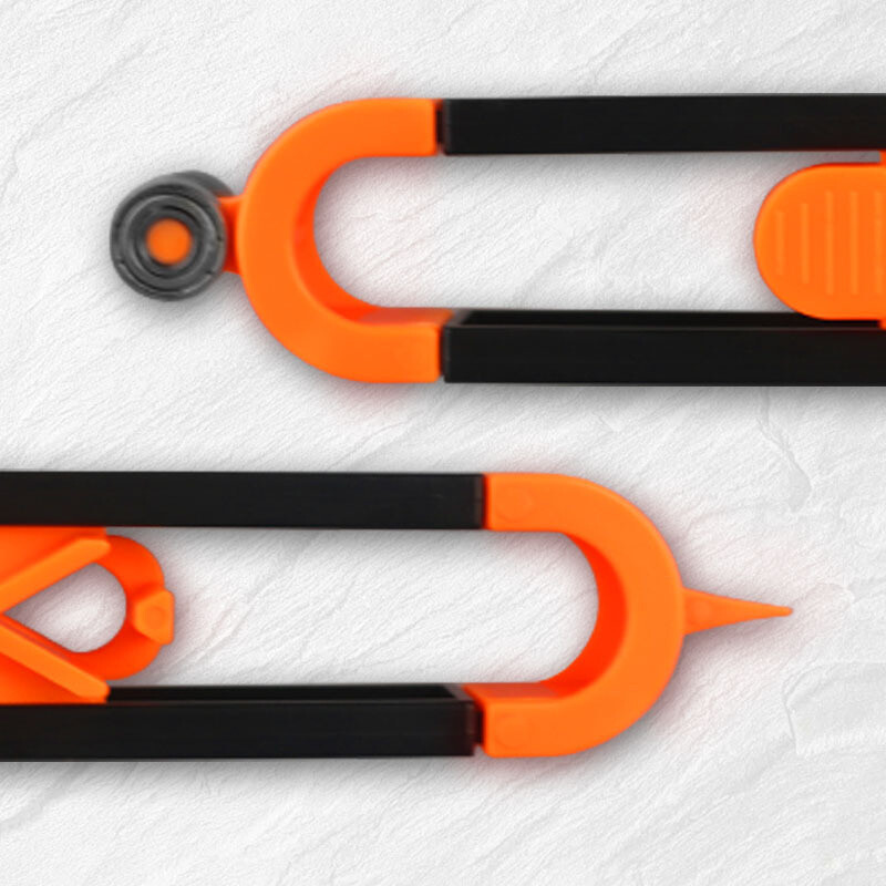 Profile Scribing Ruler Contour Gauge with Lock - Precise Scribe Tool Woodworking