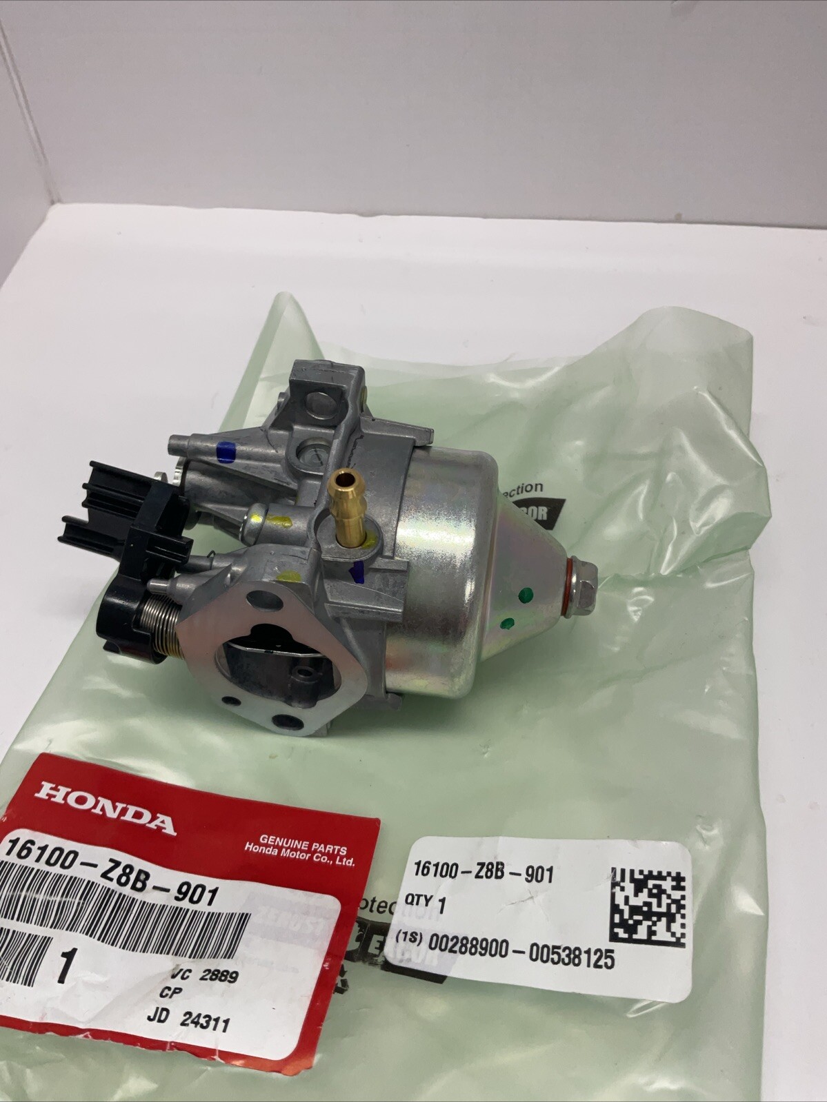 Genuine OEM Honda 16100-Z8B-901 CARBURETOR (BB76A A)