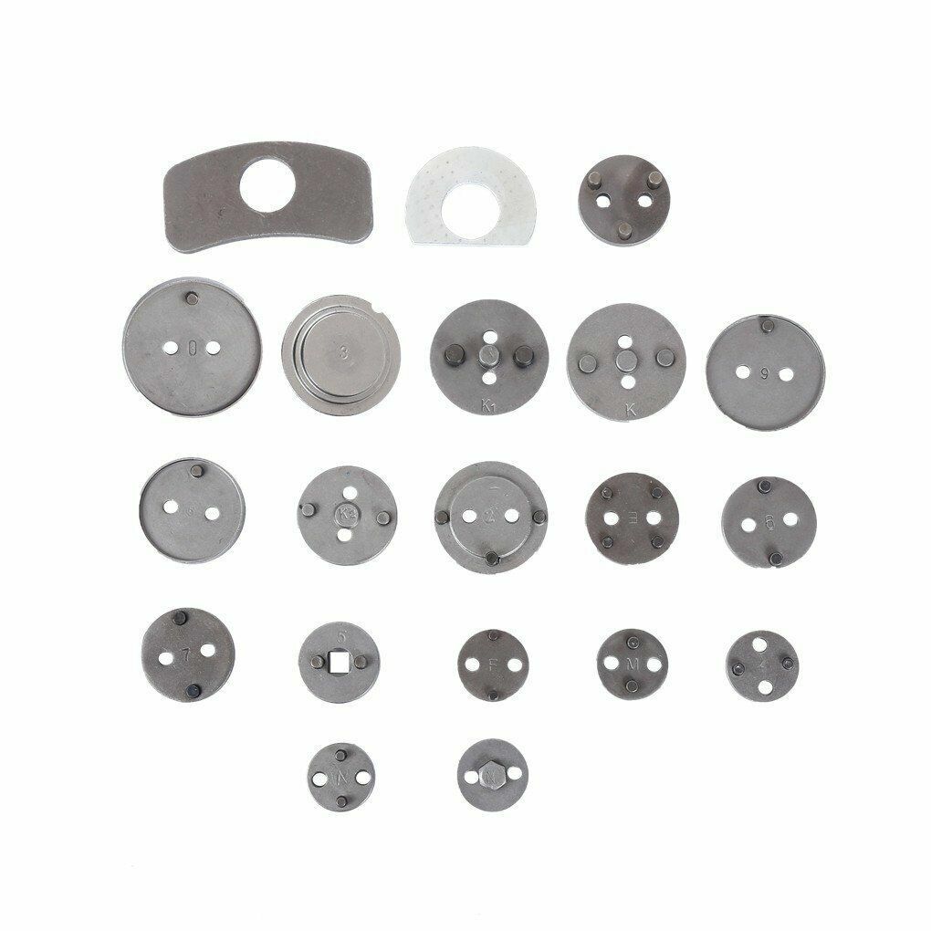 VLAND Universal Car Disc Brake Caliper Piston Rewind Wind Back Tool Kit 22 Piece