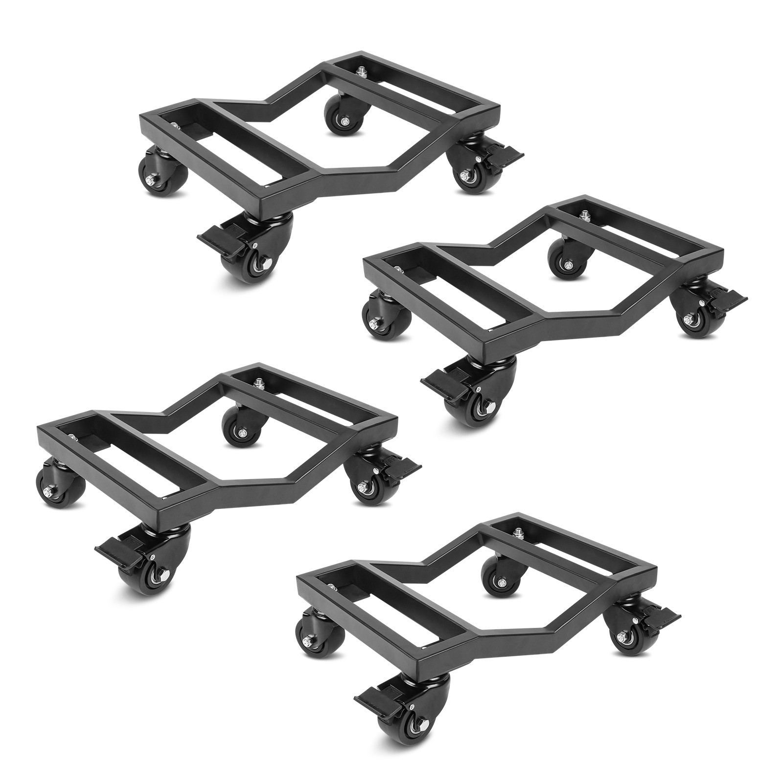 4 Pack Car Dolly,6000LBS Capacity Wheel Dolly with Steel Wheels for Garage,NEW