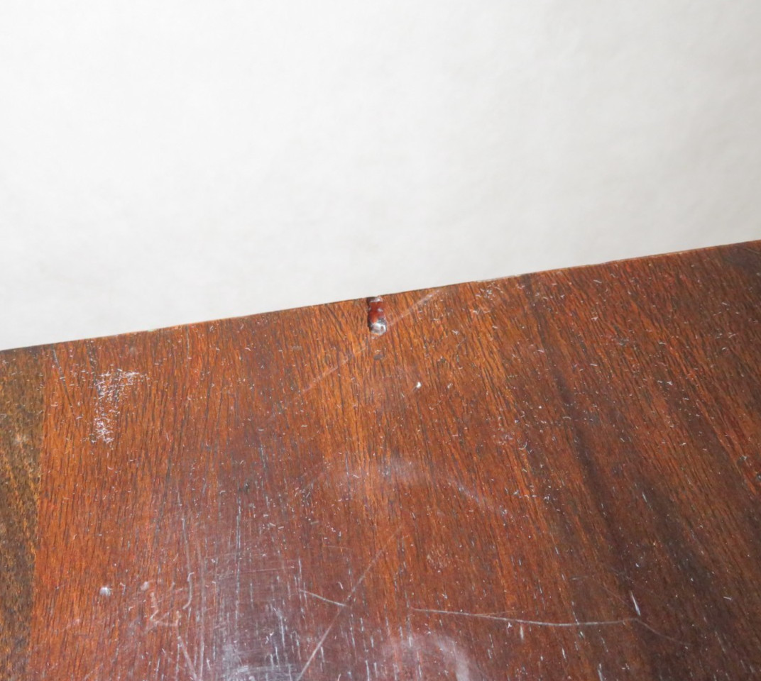 Antique 29" Imperial Solid Mahogany Martha Washington 3-Drawer Sewing Cabinet