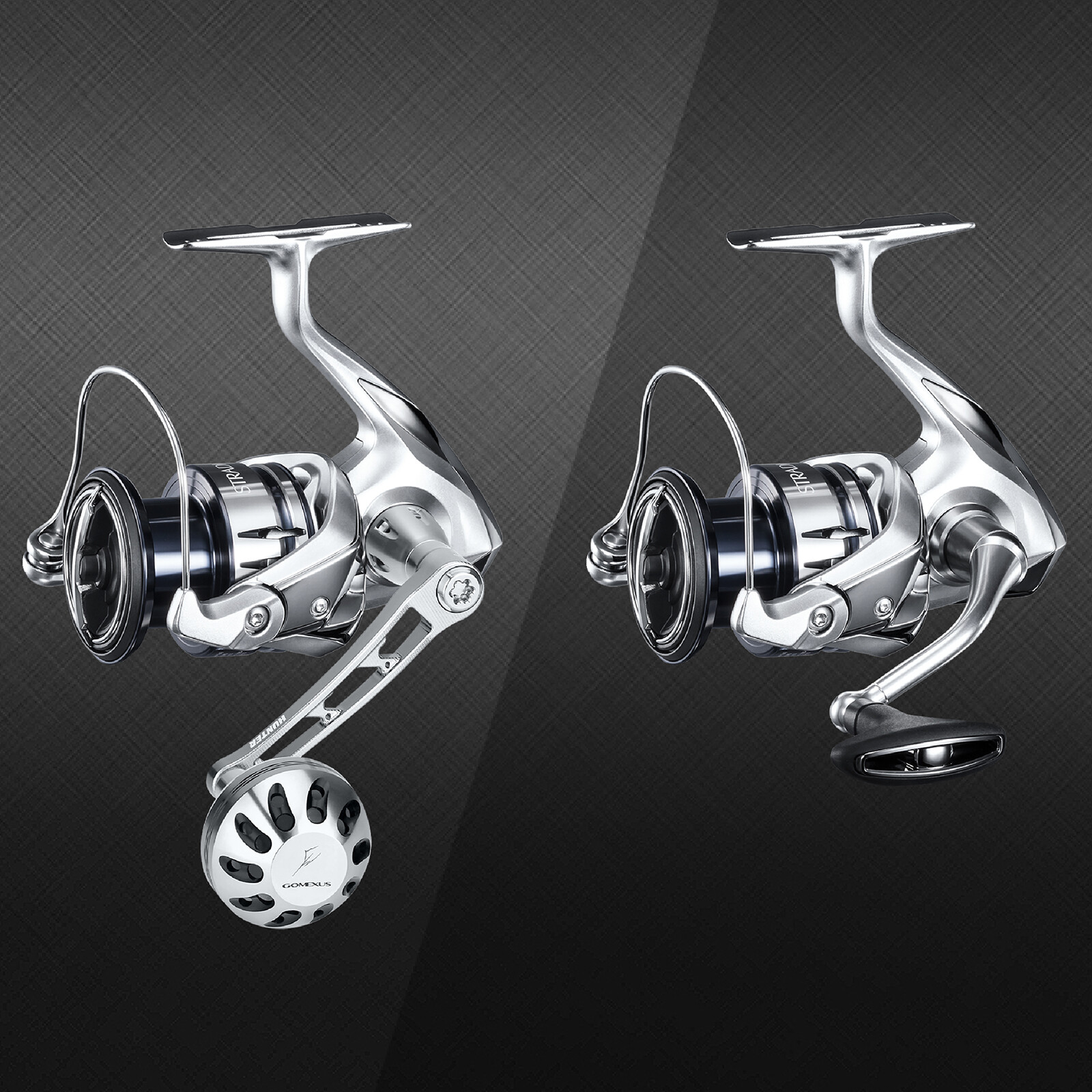 GOMEXUS Power Handle for Shimano Stradic FL Stella 21 Nasci Spinning Reel