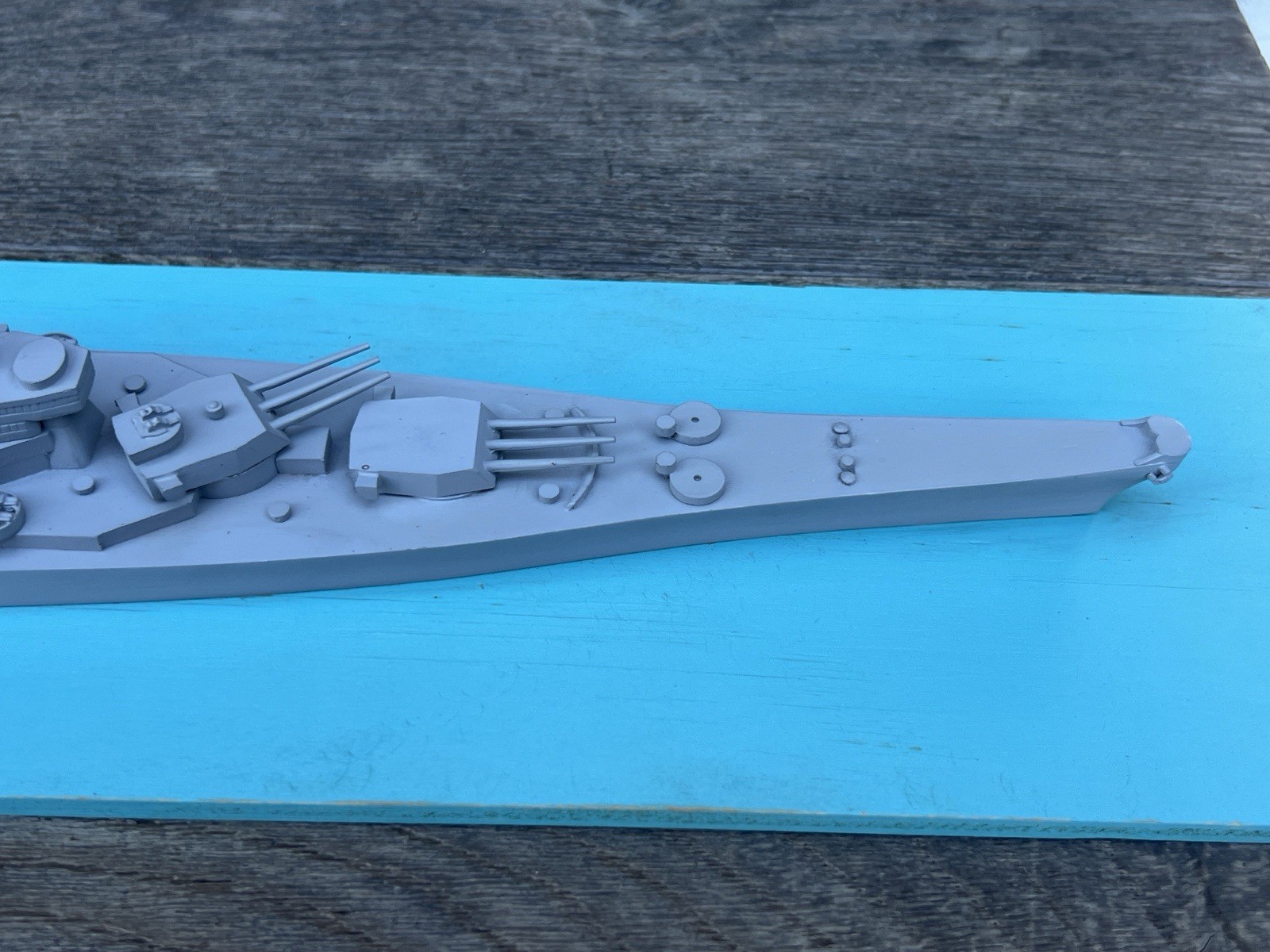 Vintage Comet Metal Prod. WW2 Recognition Model 5AA Series USS Missouri 1:500