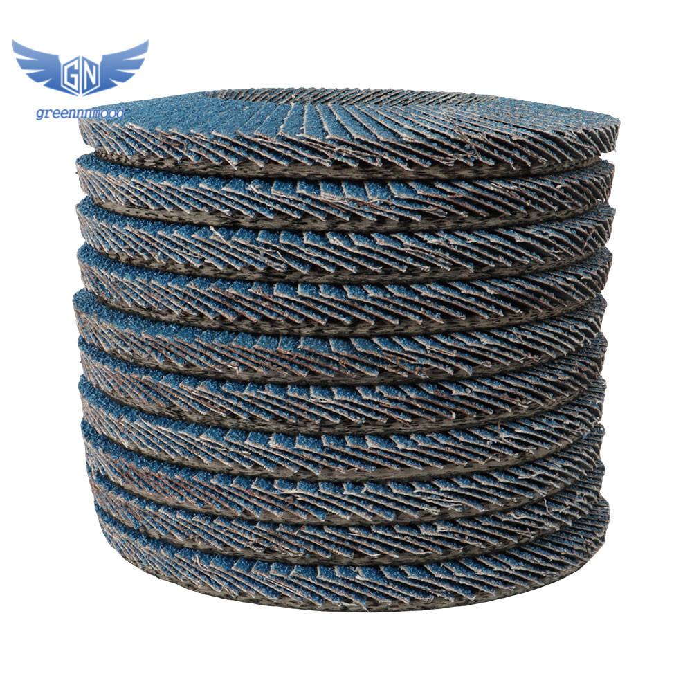 10Pcs 5" Premium Zirconia Flap Disc 40Grit Wheel Angle Grinder Sanding Disk