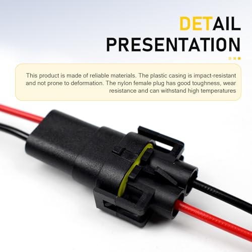 WZP Female Adapters Wiring Harness Sockets, 9005 9006 9012 HB3 HB4 Bulb 2PCS