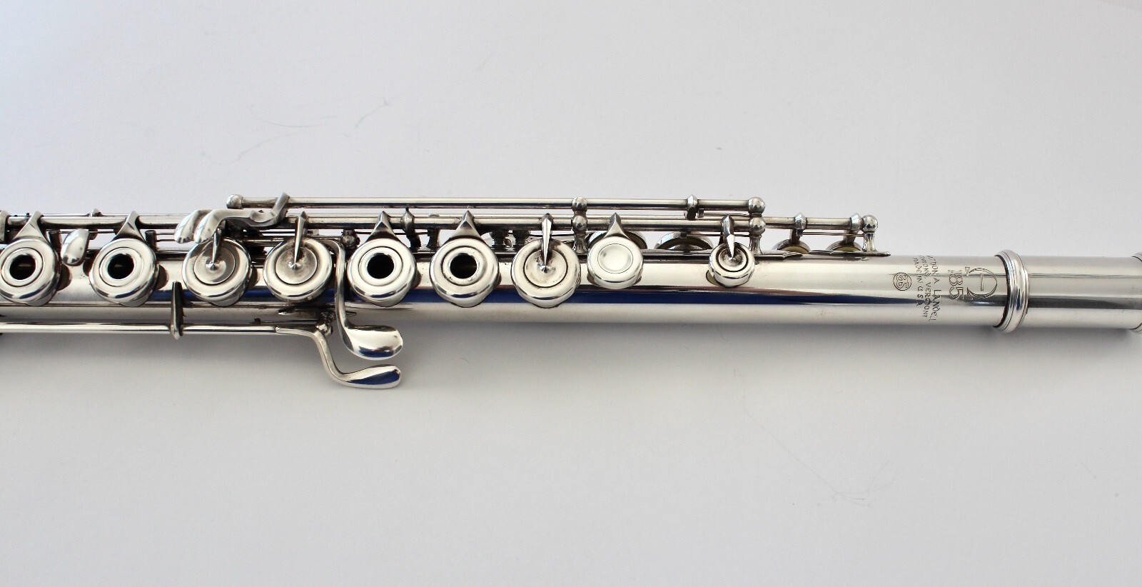 LANDELL FLUTE, PROFESSIONAL, Rare One-Piece body (only 3 made)- HIS BEST FLUTES!