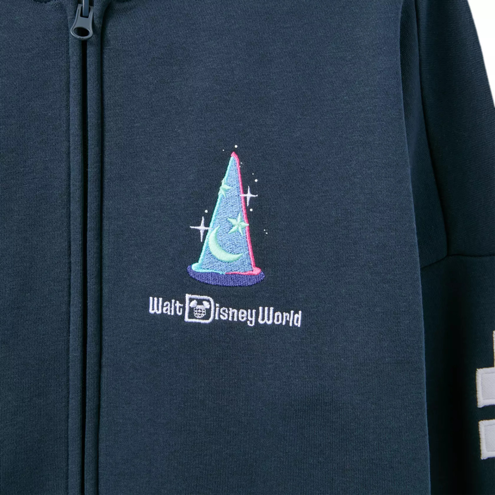 Disney Parks Sorcerer Mickey Mouse Zip Hoodie Adult LARGE - Walt Disney World